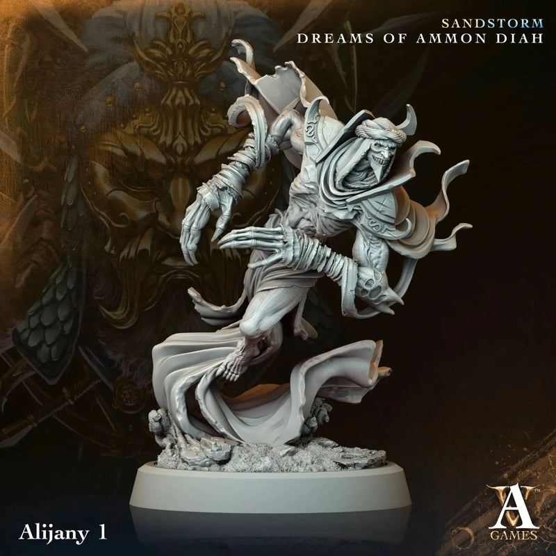 Sandstorm - Dreams of Ammon Diah - STL Bundle - Archvillain Games