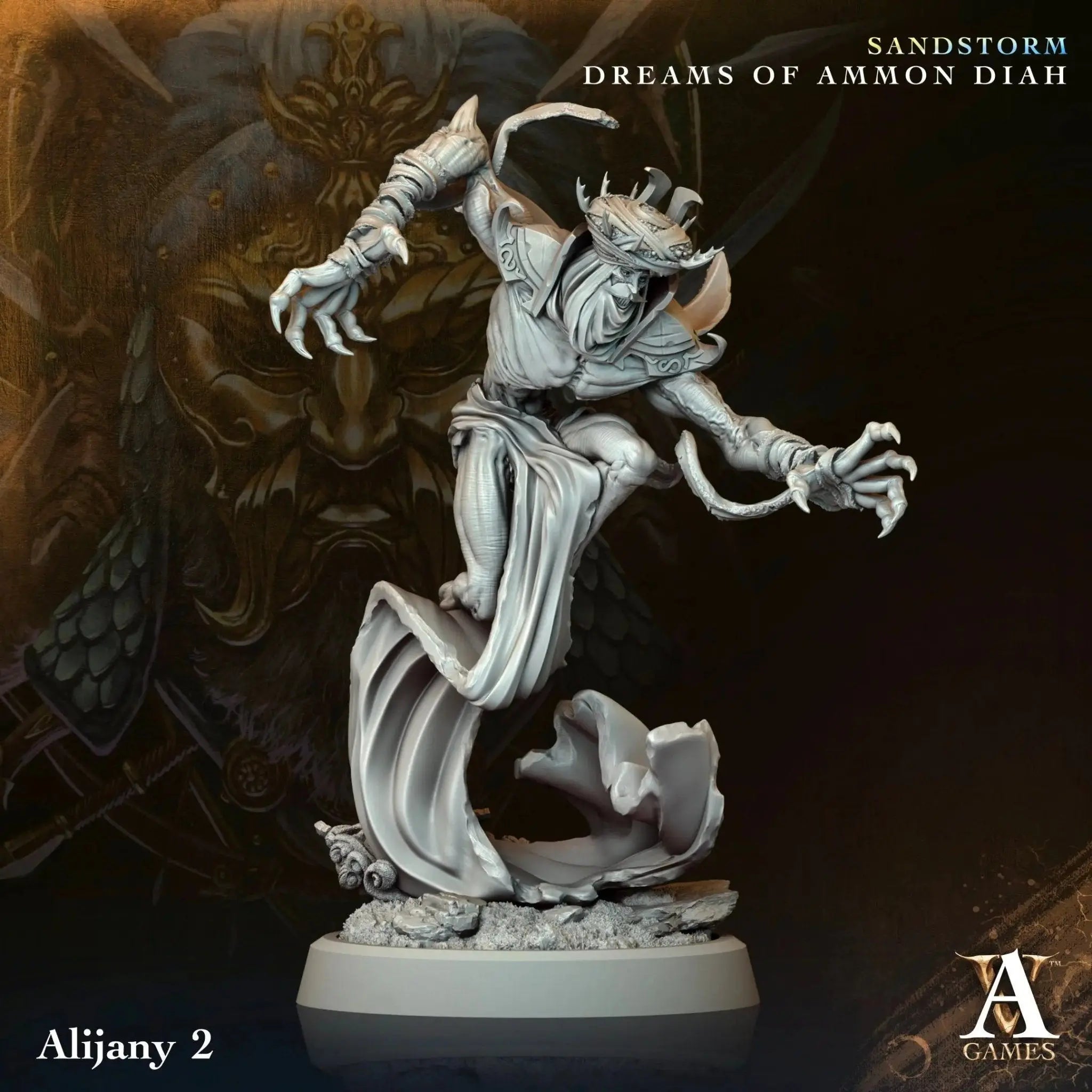 Sandstorm - Dreams of Ammon Diah - STL Bundle - Archvillain Games