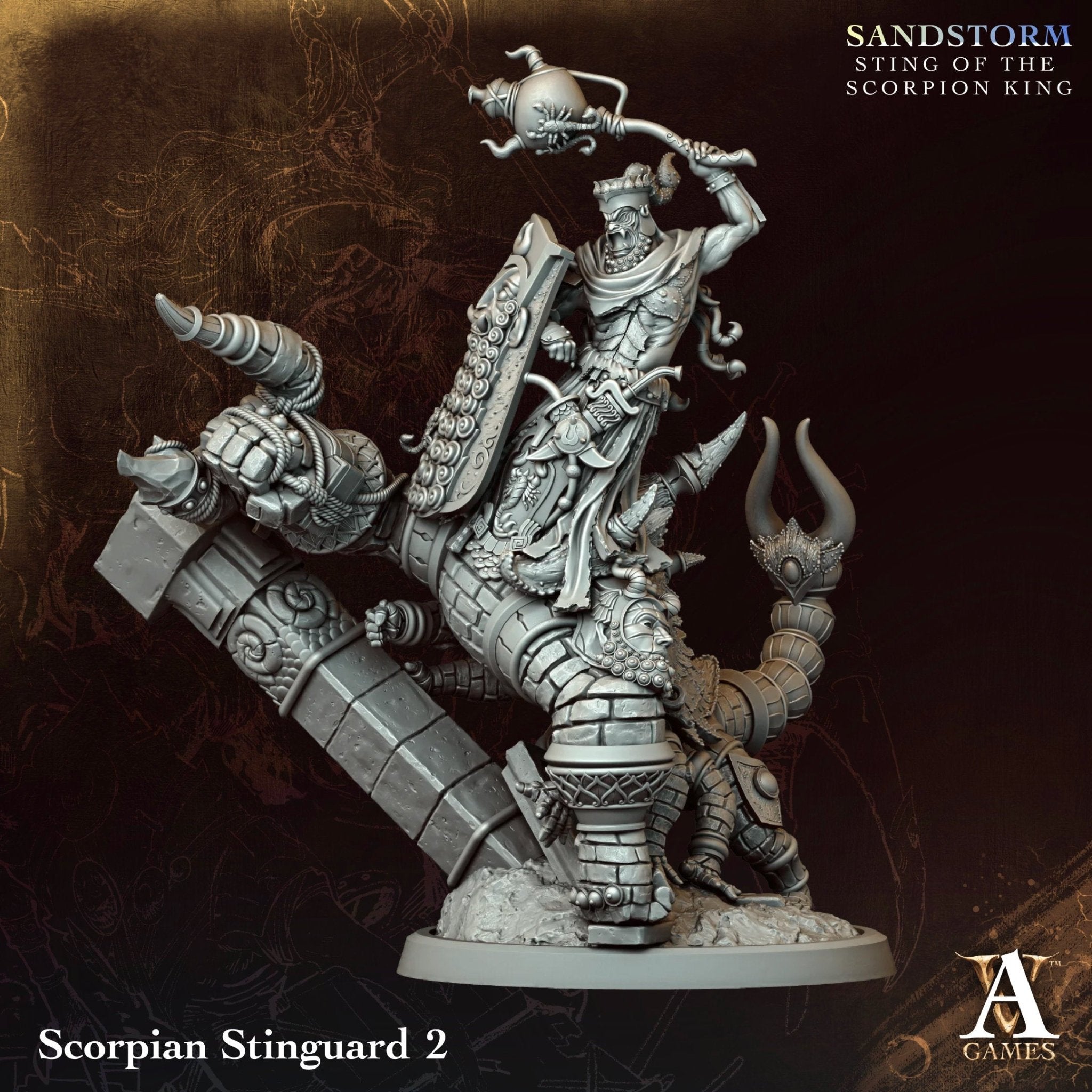 Sandstorm - Sting of the Scorpion King STL Bundle - Archvillain Games