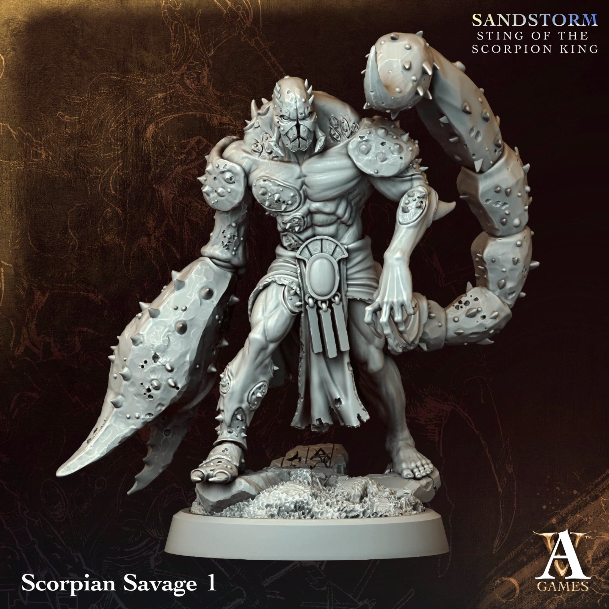 Sandstorm - Sting of the Scorpion King STL Bundle - Archvillain Games