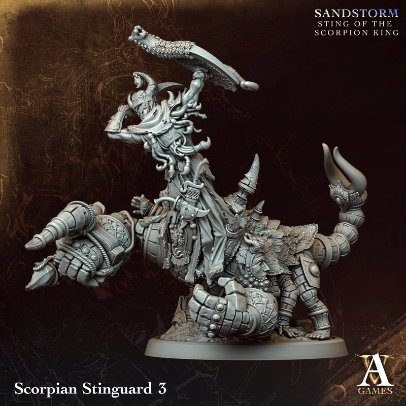 Sandstorm - Sting of the Scorpion King STL Bundle - Archvillain Games