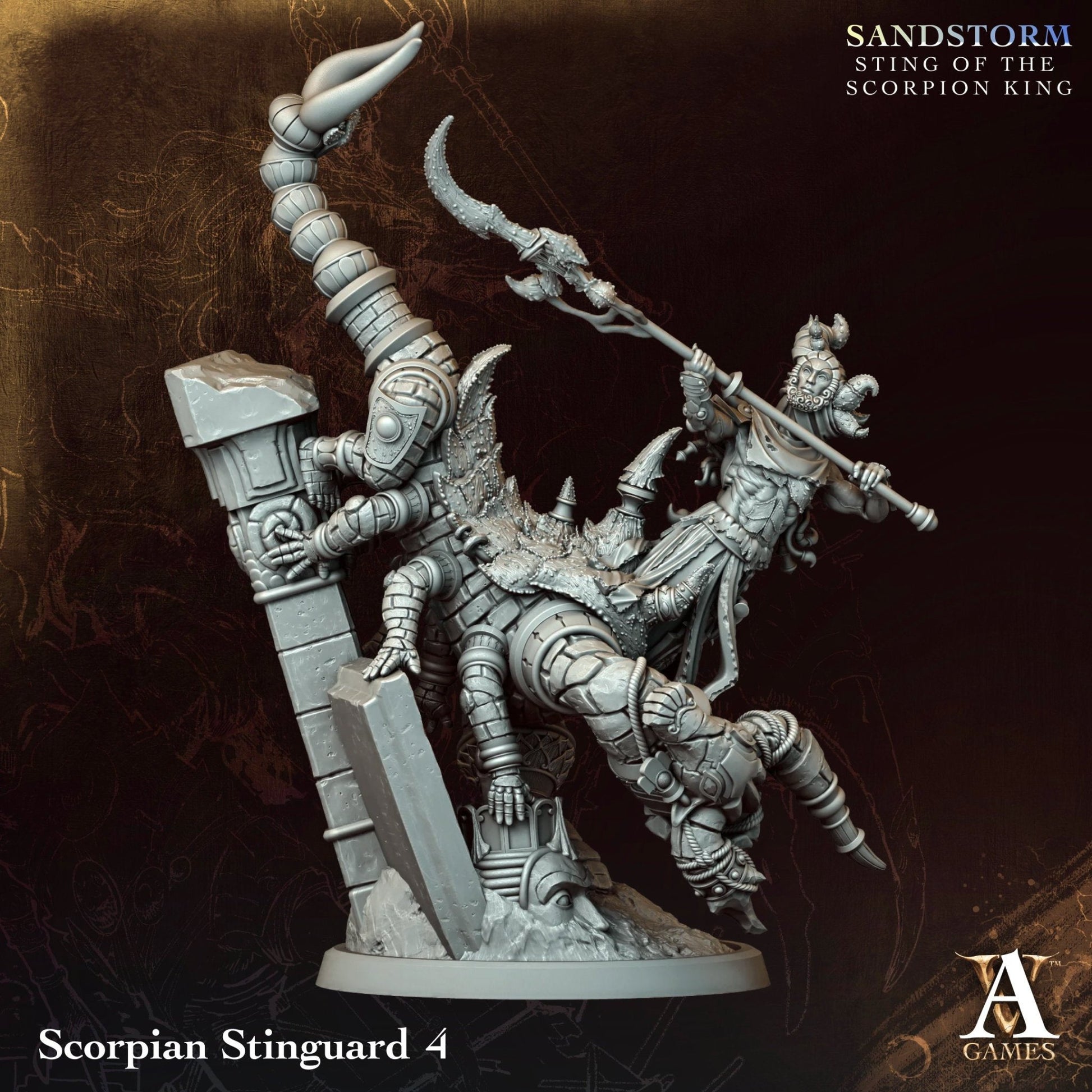 Sandstorm - Sting of the Scorpion King STL Bundle - Archvillain Games