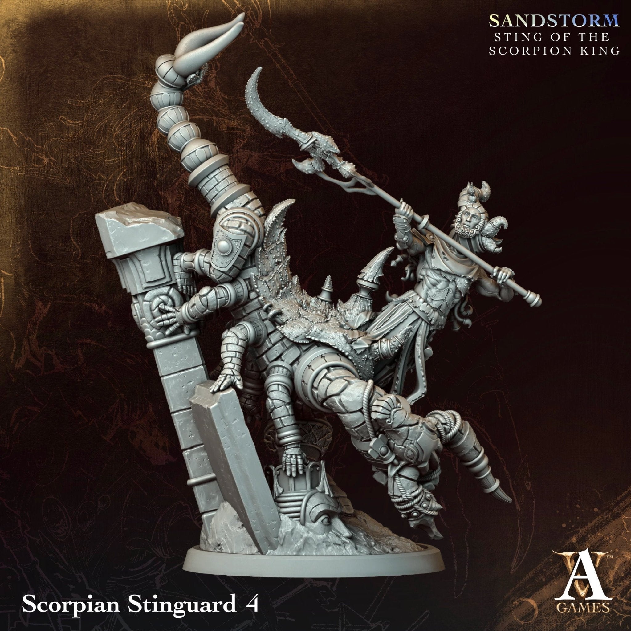 Sandstorm - Sting of the Scorpion King STL Bundle - Archvillain Games