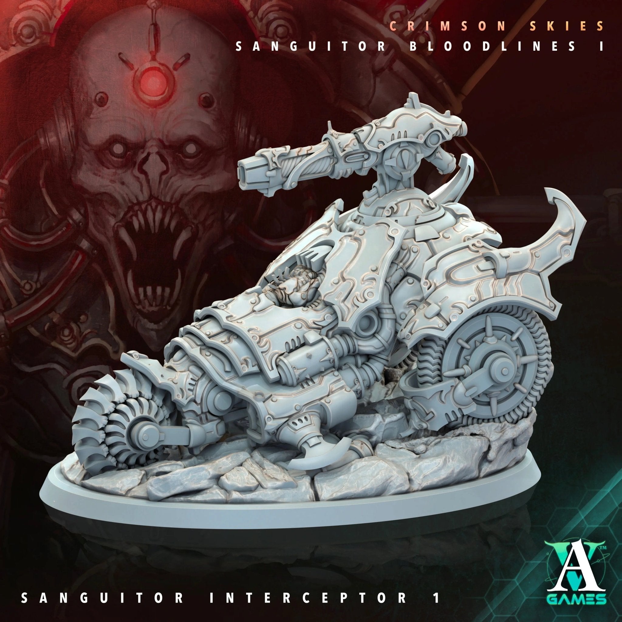 Sanguitor Bloodlords - Sanguitor Bloodlines - STL Bundle - Archvillain Games