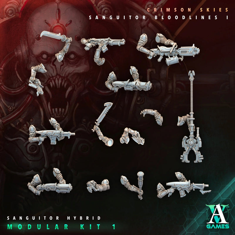 Sanguitor Bloodlords - Sanguitor Bloodlines - STL Bundle - Archvillain Games