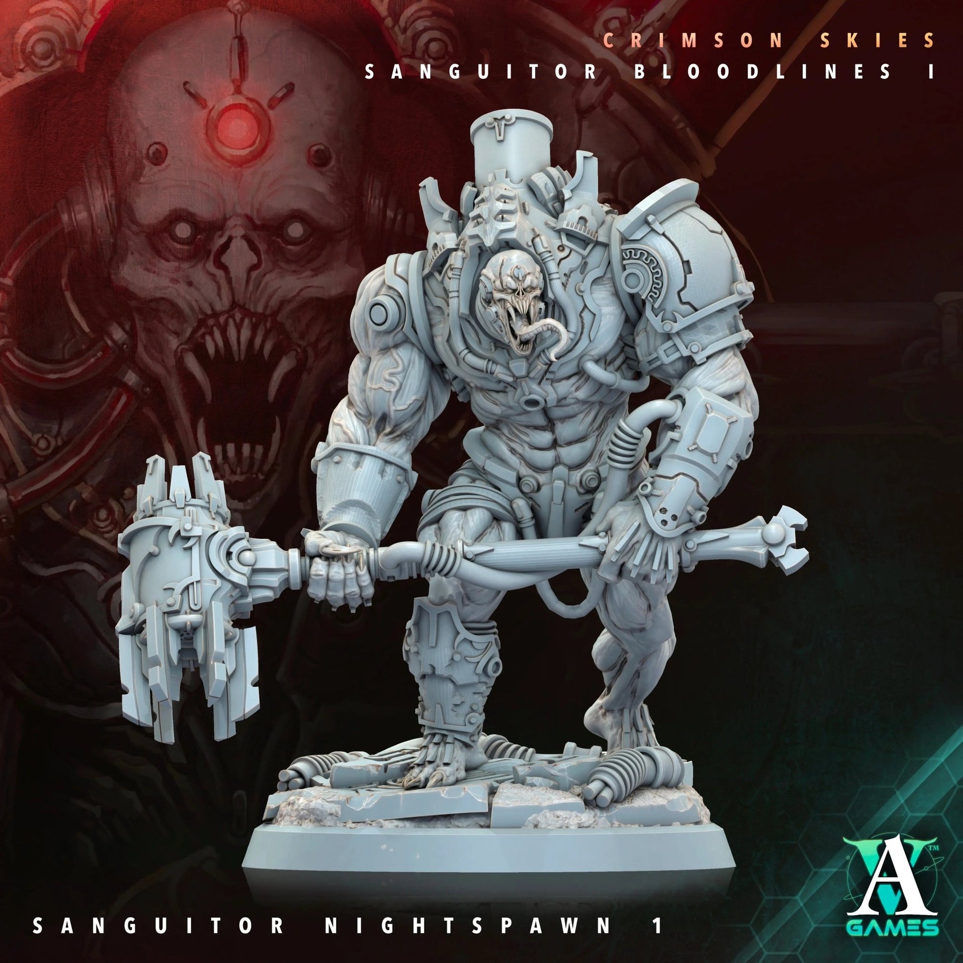 Sanguitor Bloodlords - Sanguitor Bloodlines - STL Bundle - Archvillain Games