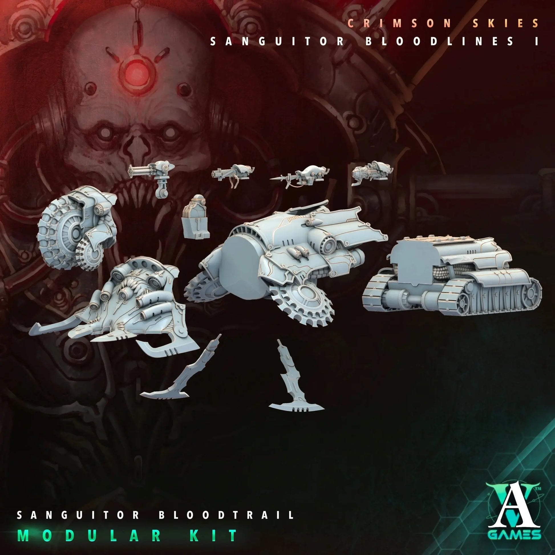 Sanguitor Bloodlords - Sanguitor Bloodlines - STL Bundle - Archvillain Games