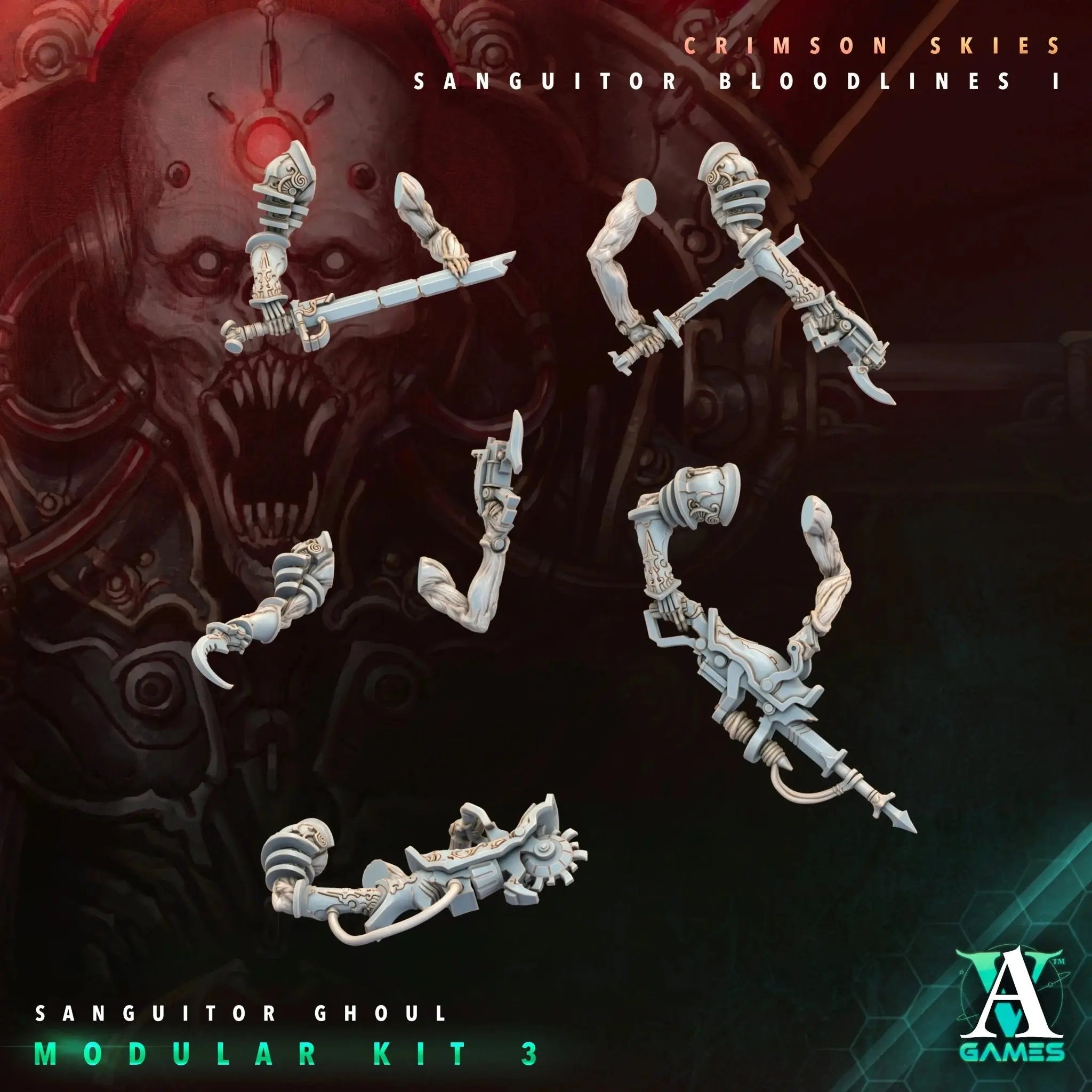 Sanguitor Bloodlords - Sanguitor Bloodlines - STL Bundle - Archvillain Games