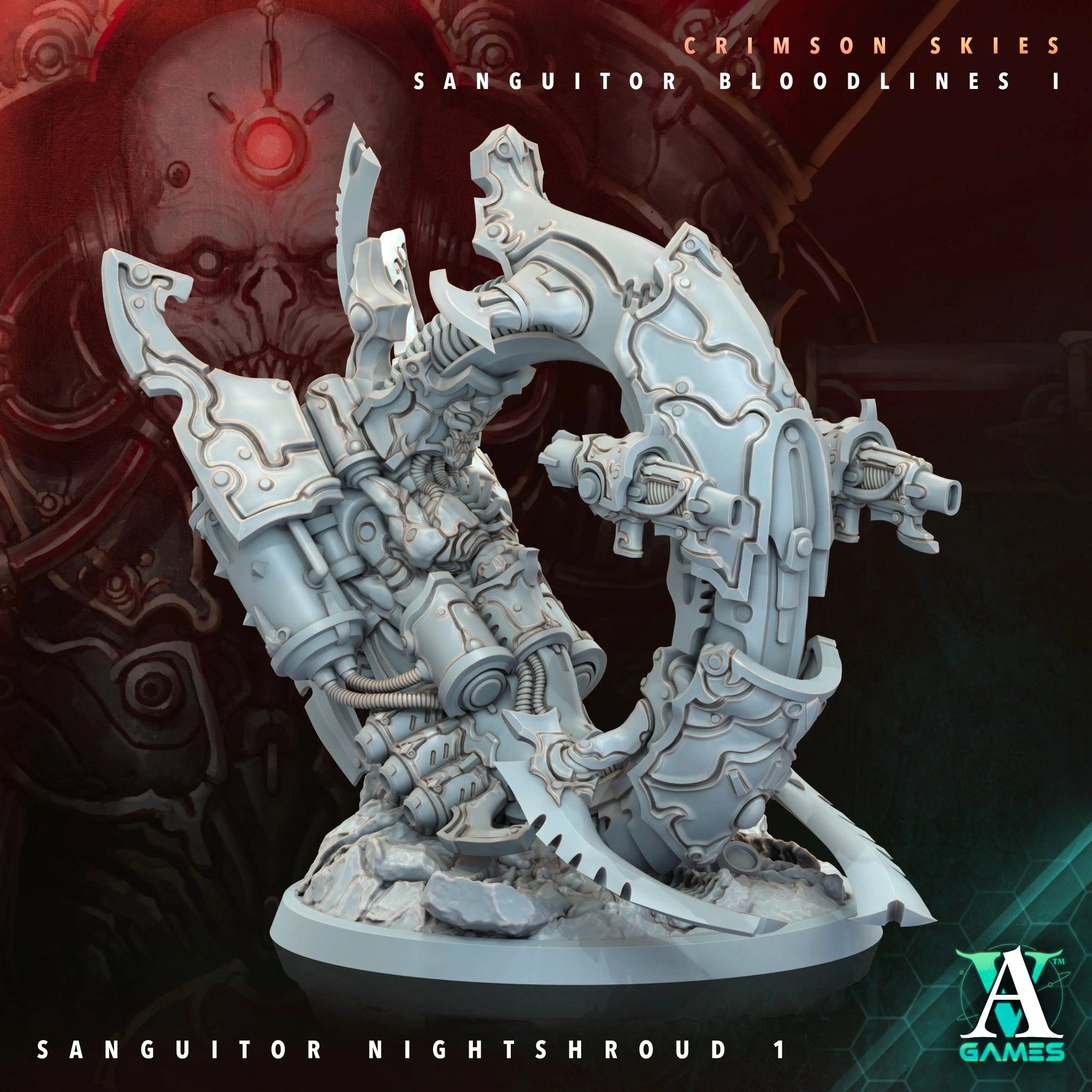 Sanguitor Bloodlords - Sanguitor Bloodlines - STL Bundle - Archvillain Games