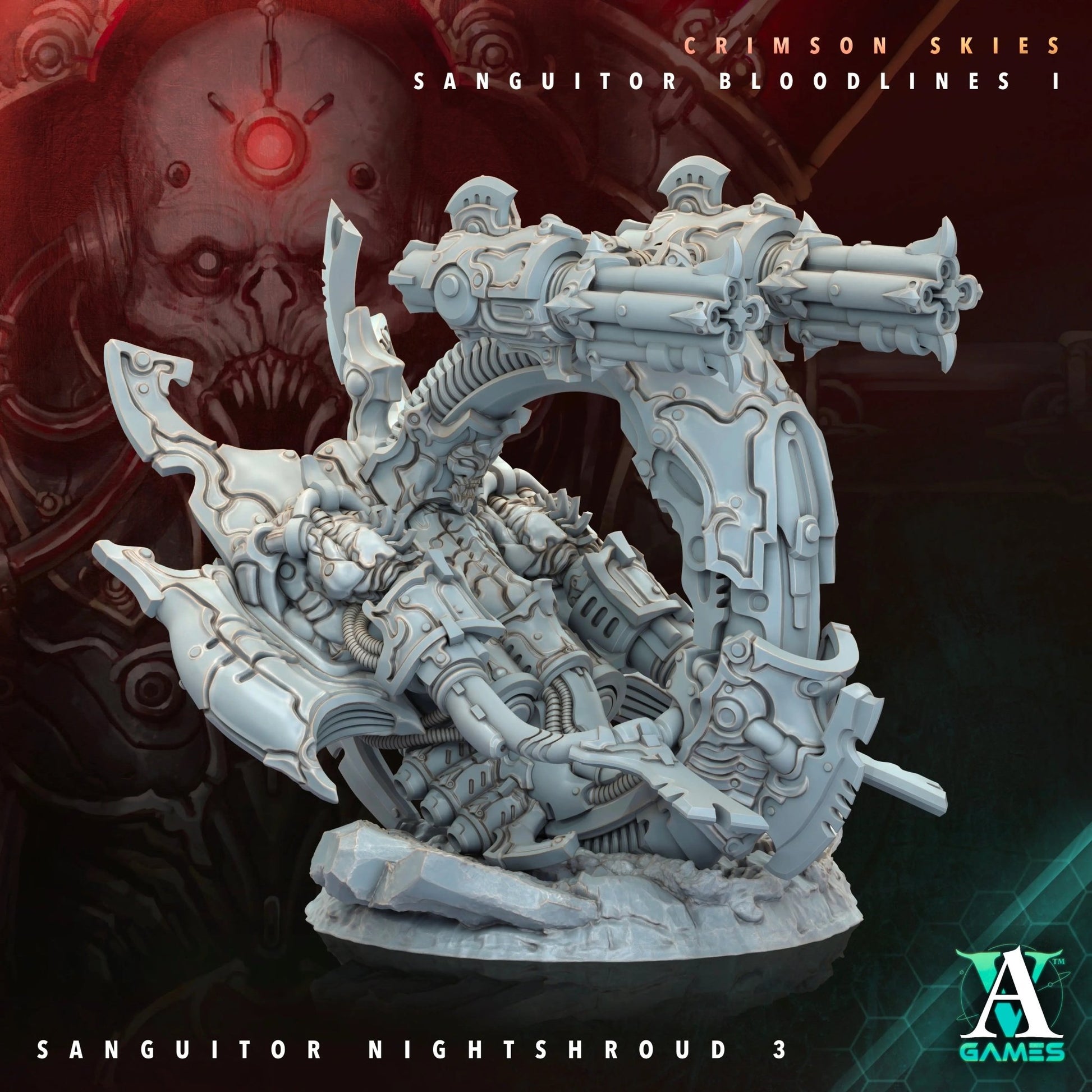Sanguitor Bloodlords - Sanguitor Bloodlines - STL Bundle - Archvillain Games