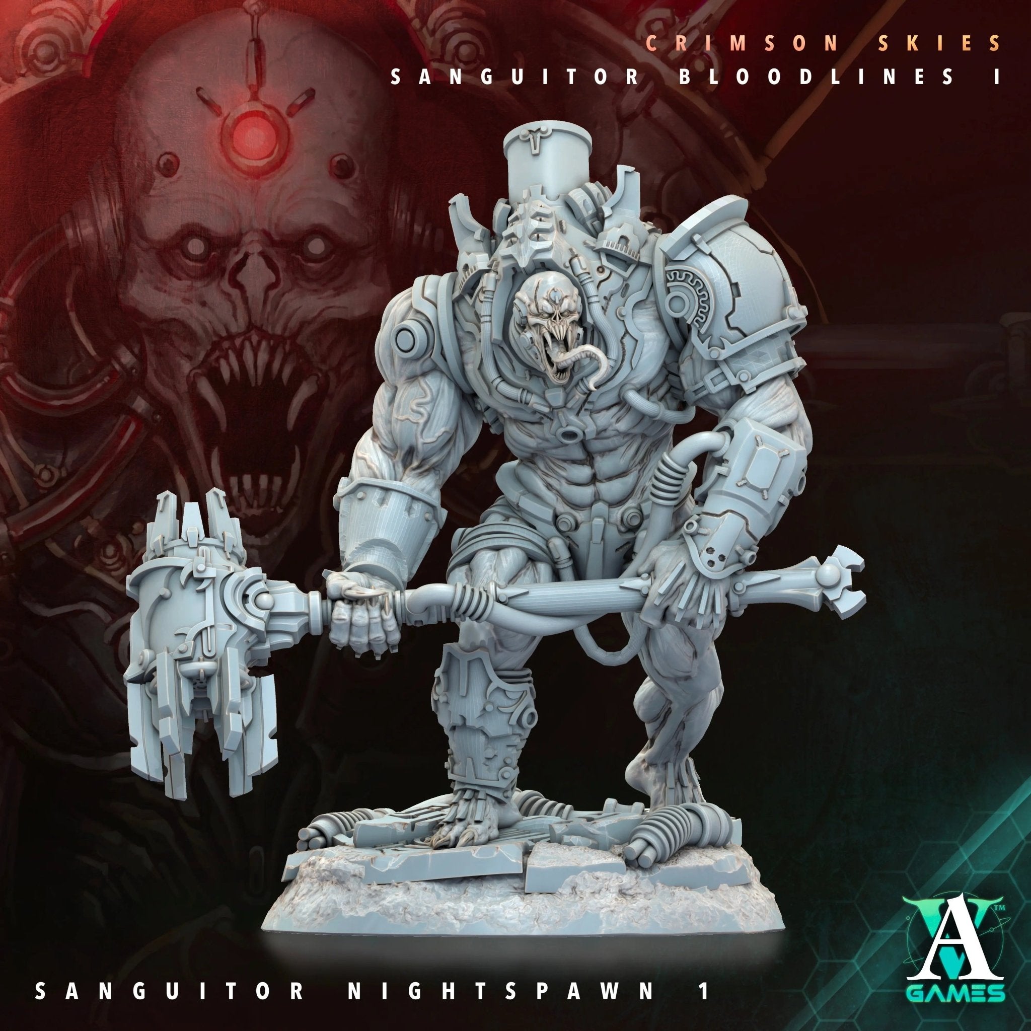 Sanguitor Bloodlords - Sanguitor Bloodlines - STL Bundle - Archvillain Games