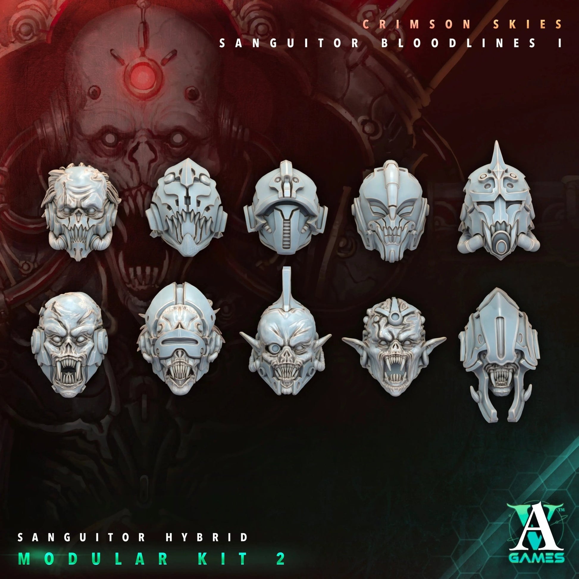 Sanguitor Bloodlords - Sanguitor Bloodlines - STL Bundle - Archvillain Games