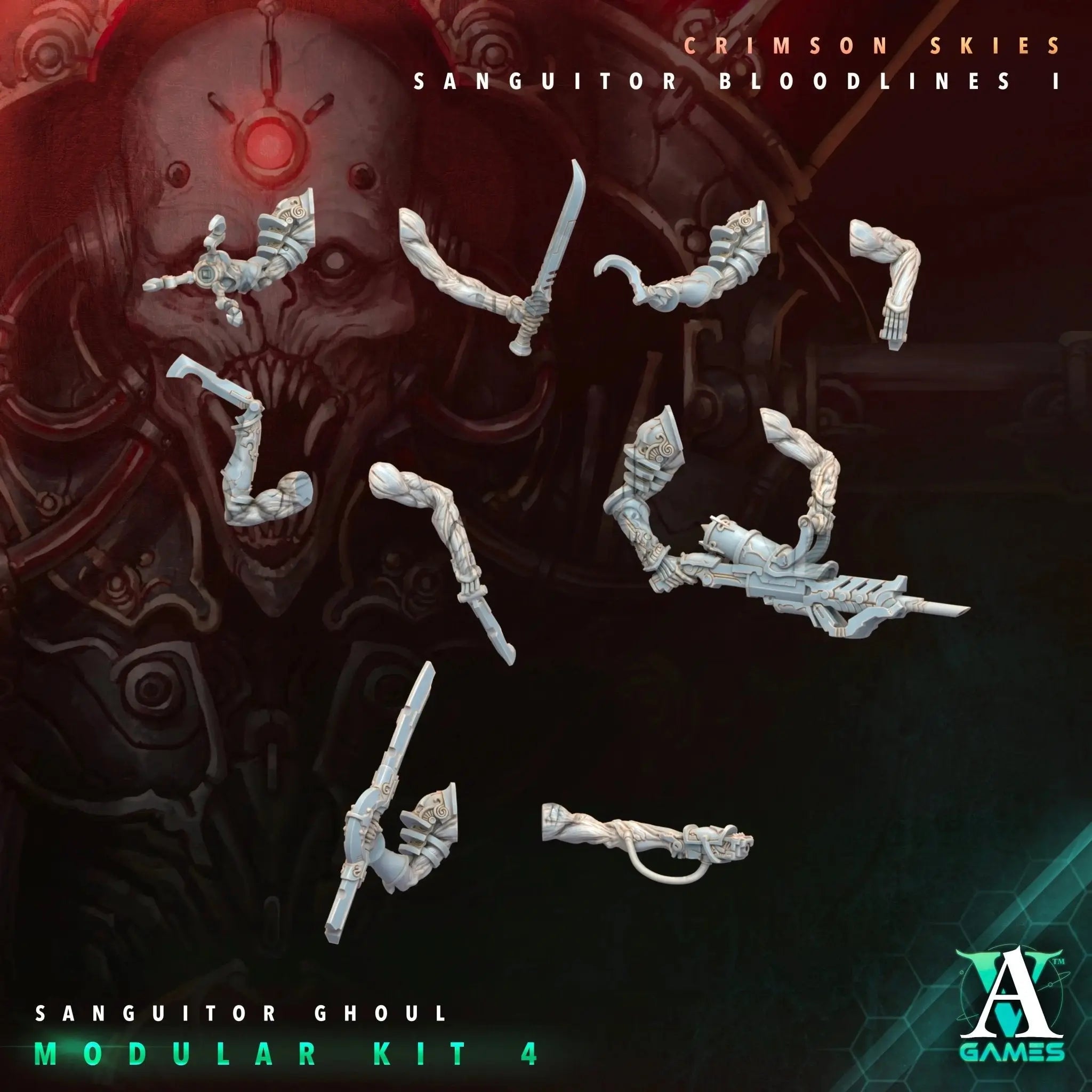 Sanguitor Bloodlords - Sanguitor Bloodlines - STL Bundle - Archvillain Games