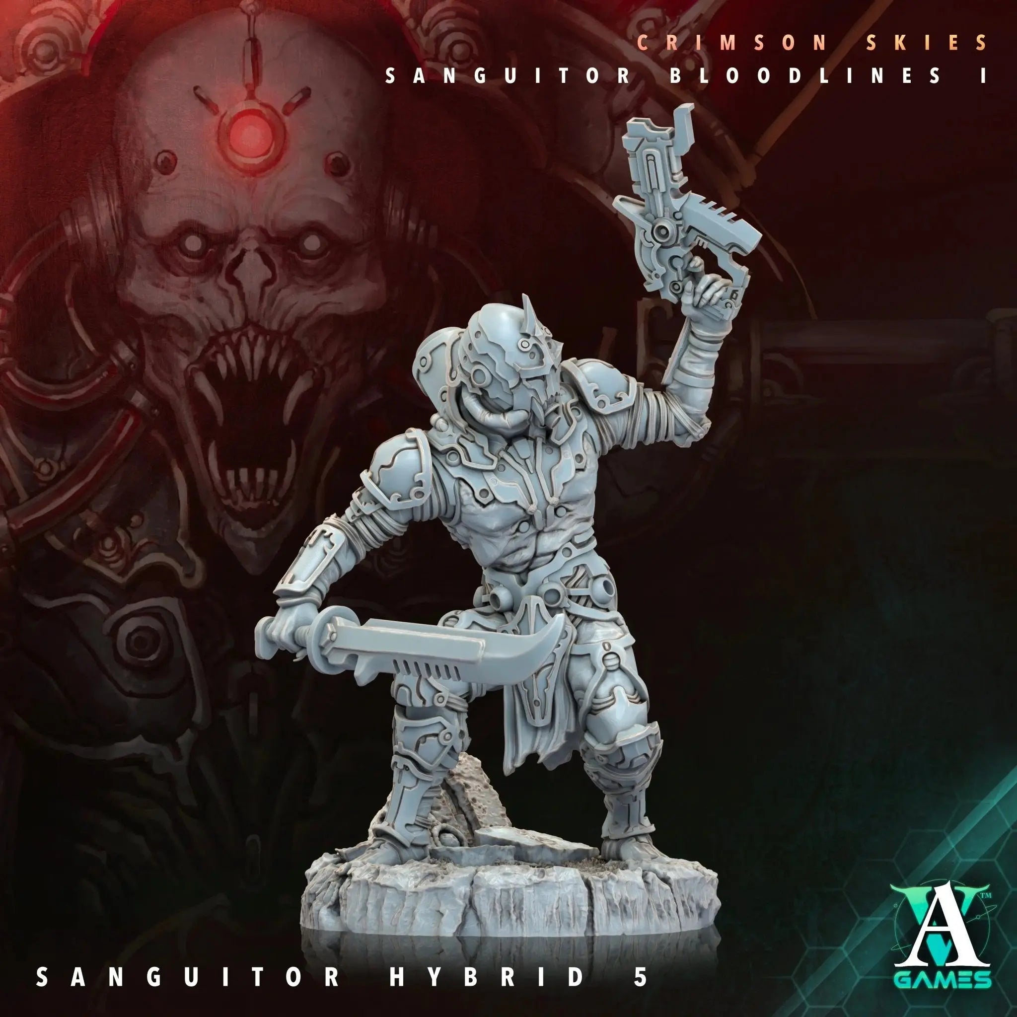 Sanguitor Bloodlords - Sanguitor Bloodlines - STL Bundle - Archvillain Games