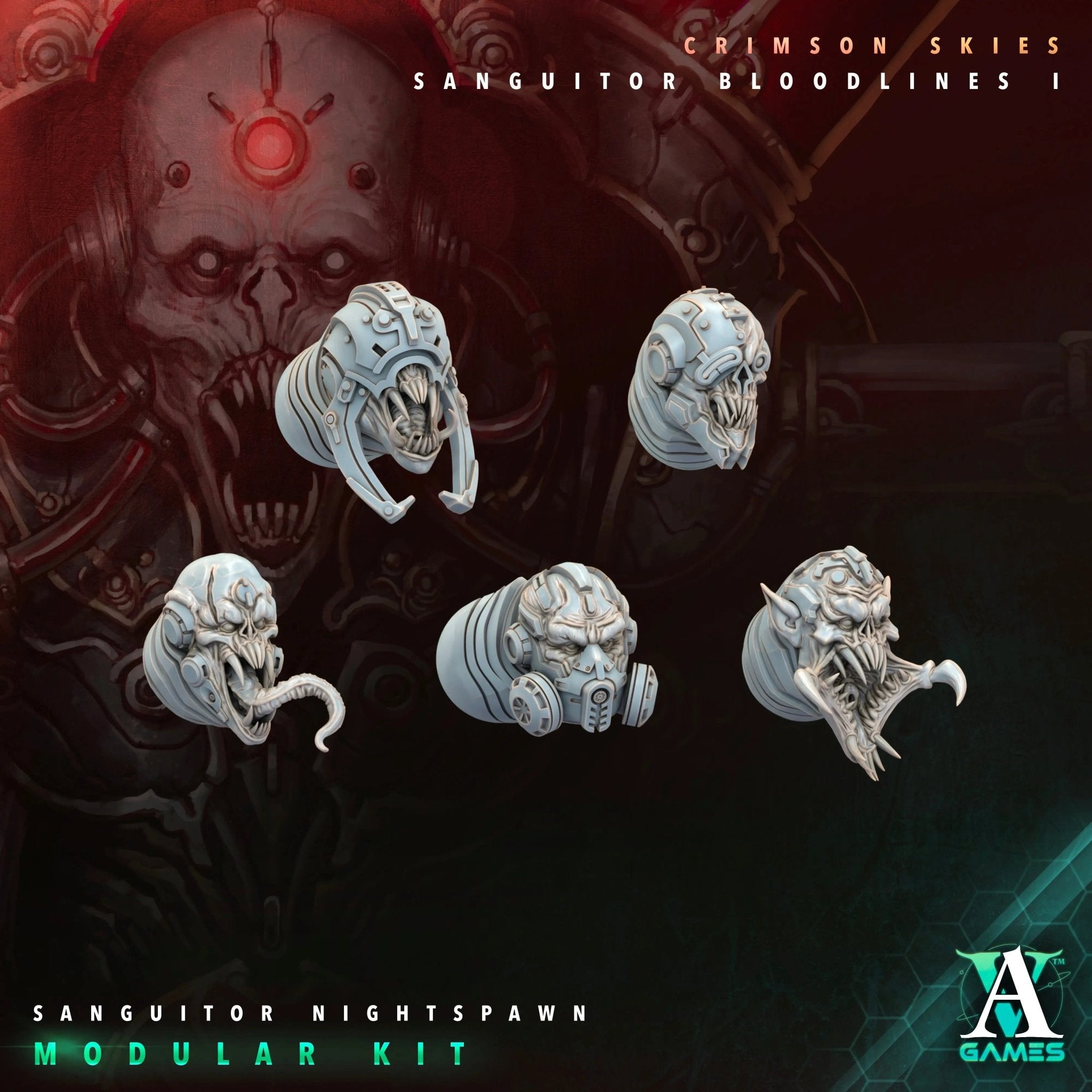 Sanguitor Bloodlords - Sanguitor Bloodlines - STL Bundle - Archvillain Games
