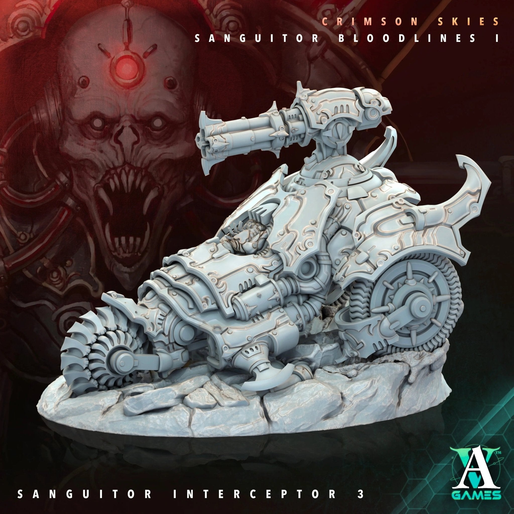 Sanguitor Bloodlords - Sanguitor Bloodlines - STL Bundle - Archvillain Games