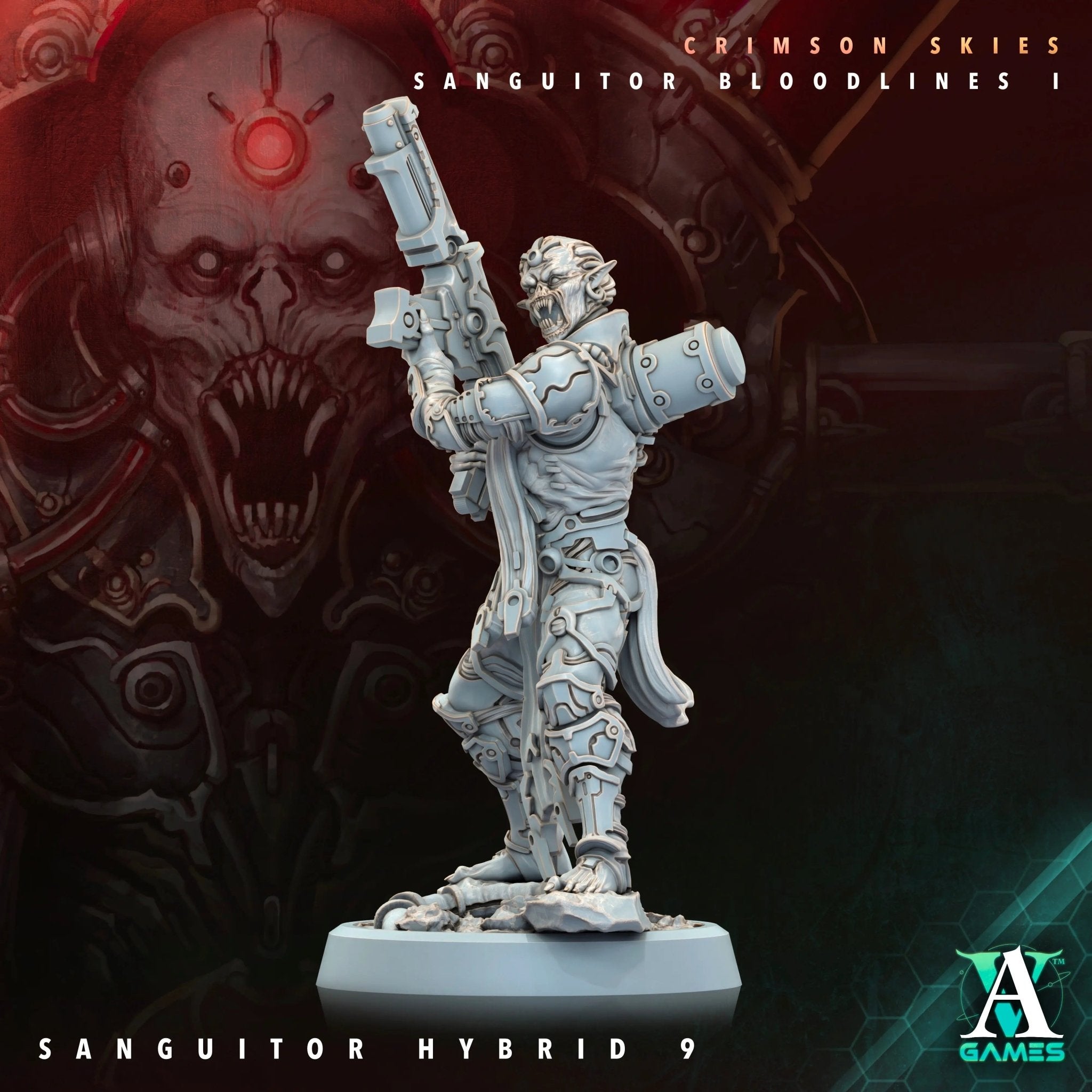 Sanguitor Bloodlords - Sanguitor Bloodlines - STL Bundle - Archvillain Games