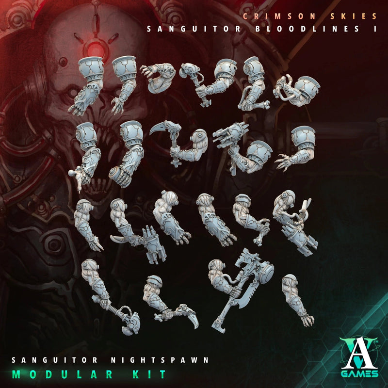Sanguitor Bloodlords - Sanguitor Bloodlines - STL Bundle - Archvillain Games