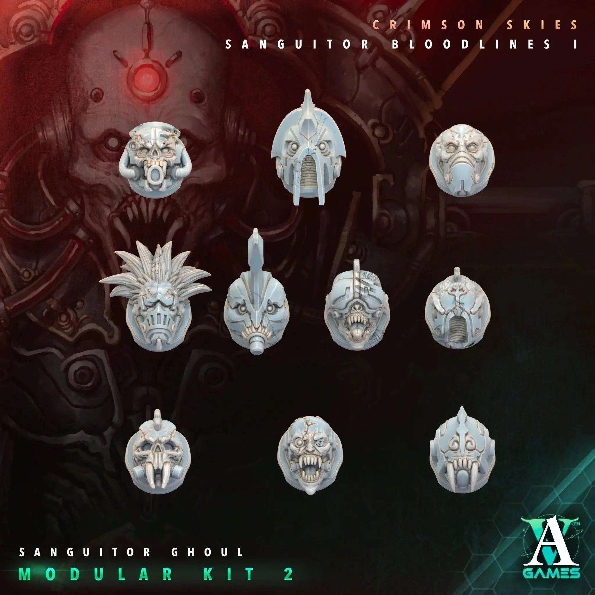 Sanguitor Bloodlords - Sanguitor Bloodlines - STL Bundle - Archvillain Games