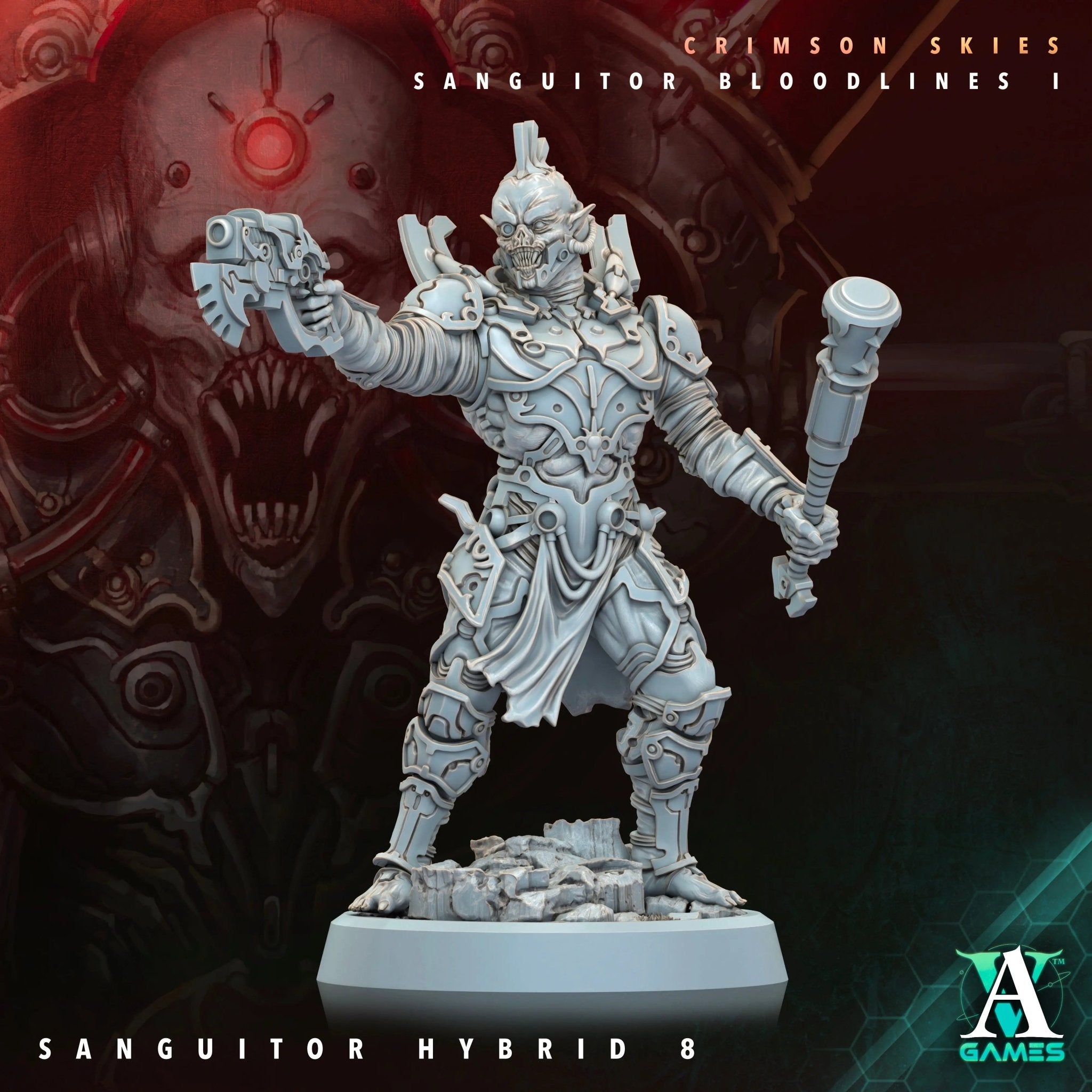 Sanguitor Bloodlords - Sanguitor Bloodlines - STL Bundle - Archvillain Games