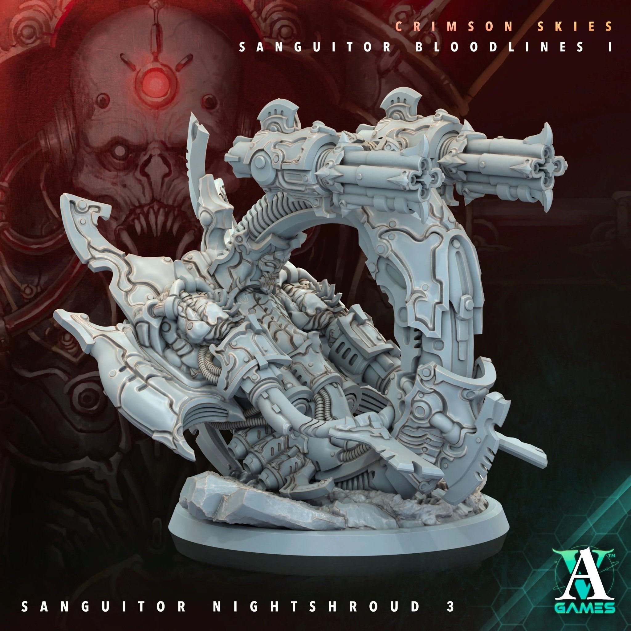 Sanguitor Bloodlords - Sanguitor Bloodlines - STL Bundle - Archvillain Games
