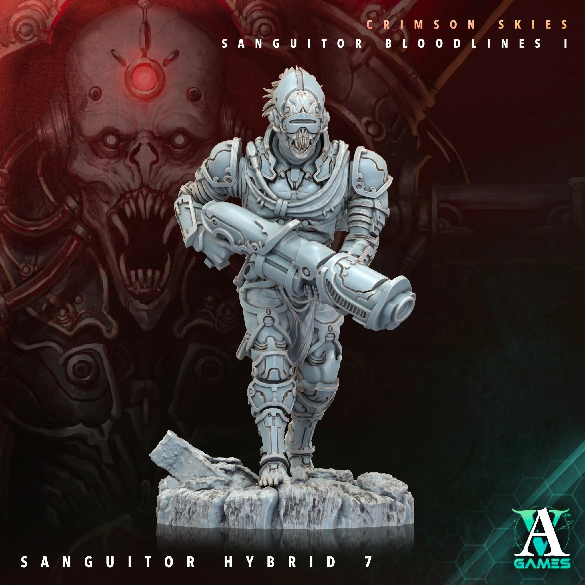 Sanguitor Bloodlords - Sanguitor Bloodlines - STL Bundle - Archvillain Games