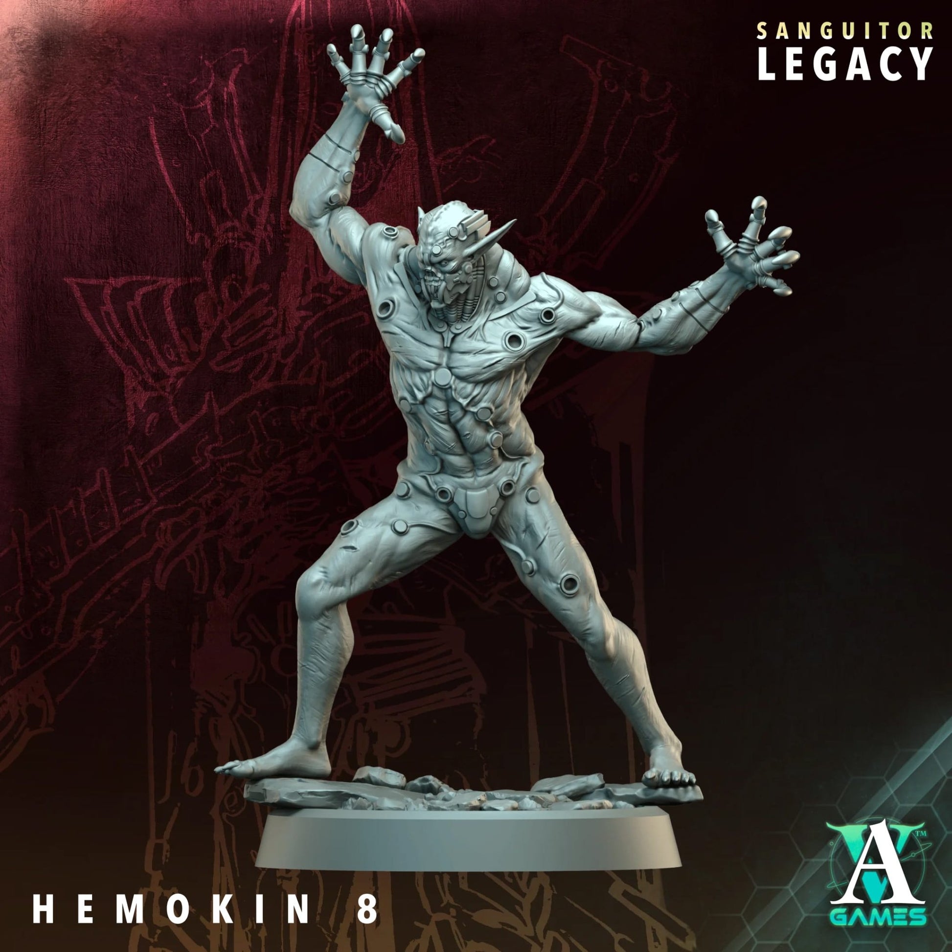 Sanguitor Bloodlords - Sanguitor Legacy STL Bundle - Archvillain Games