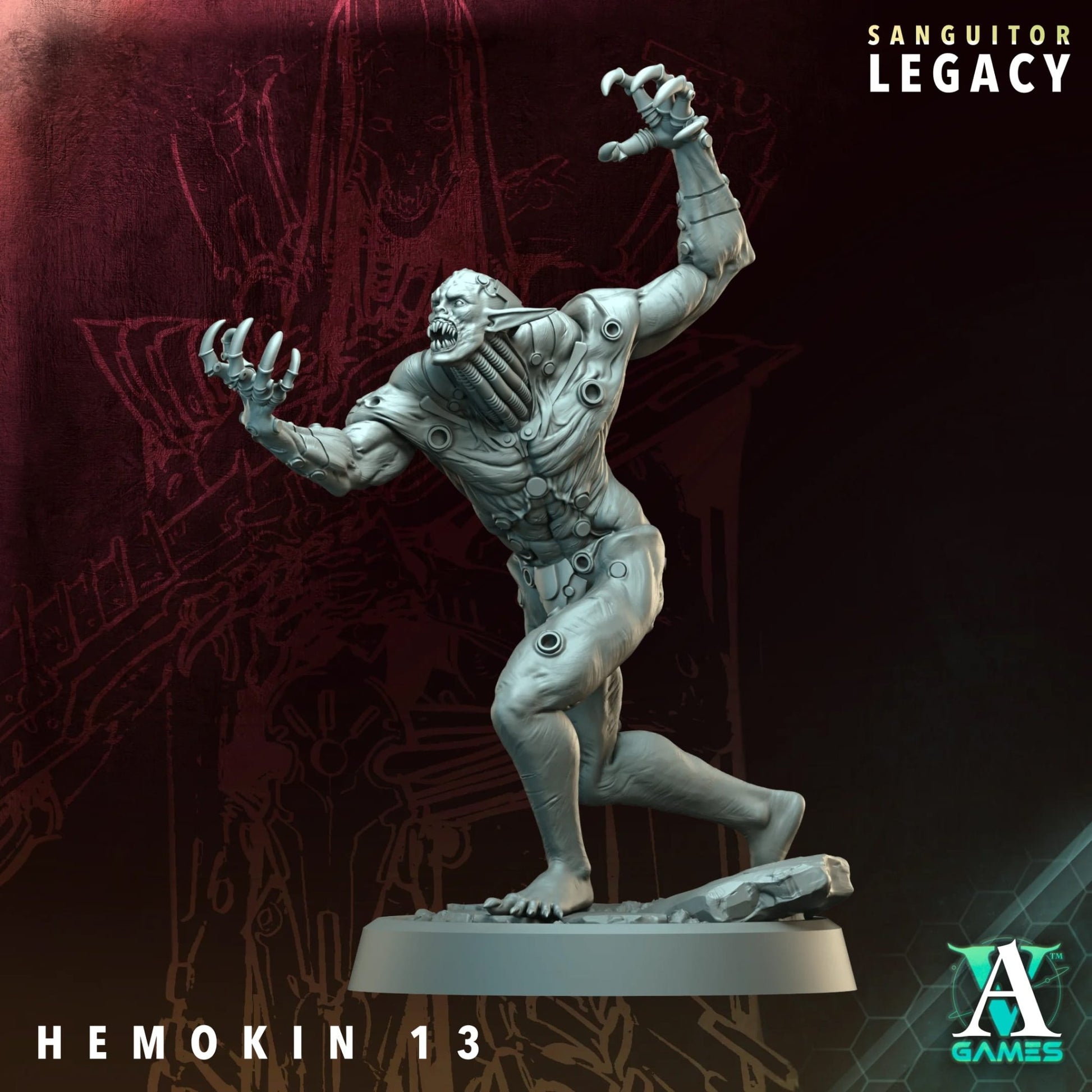 Sanguitor Bloodlords - Sanguitor Legacy STL Bundle - Archvillain Games