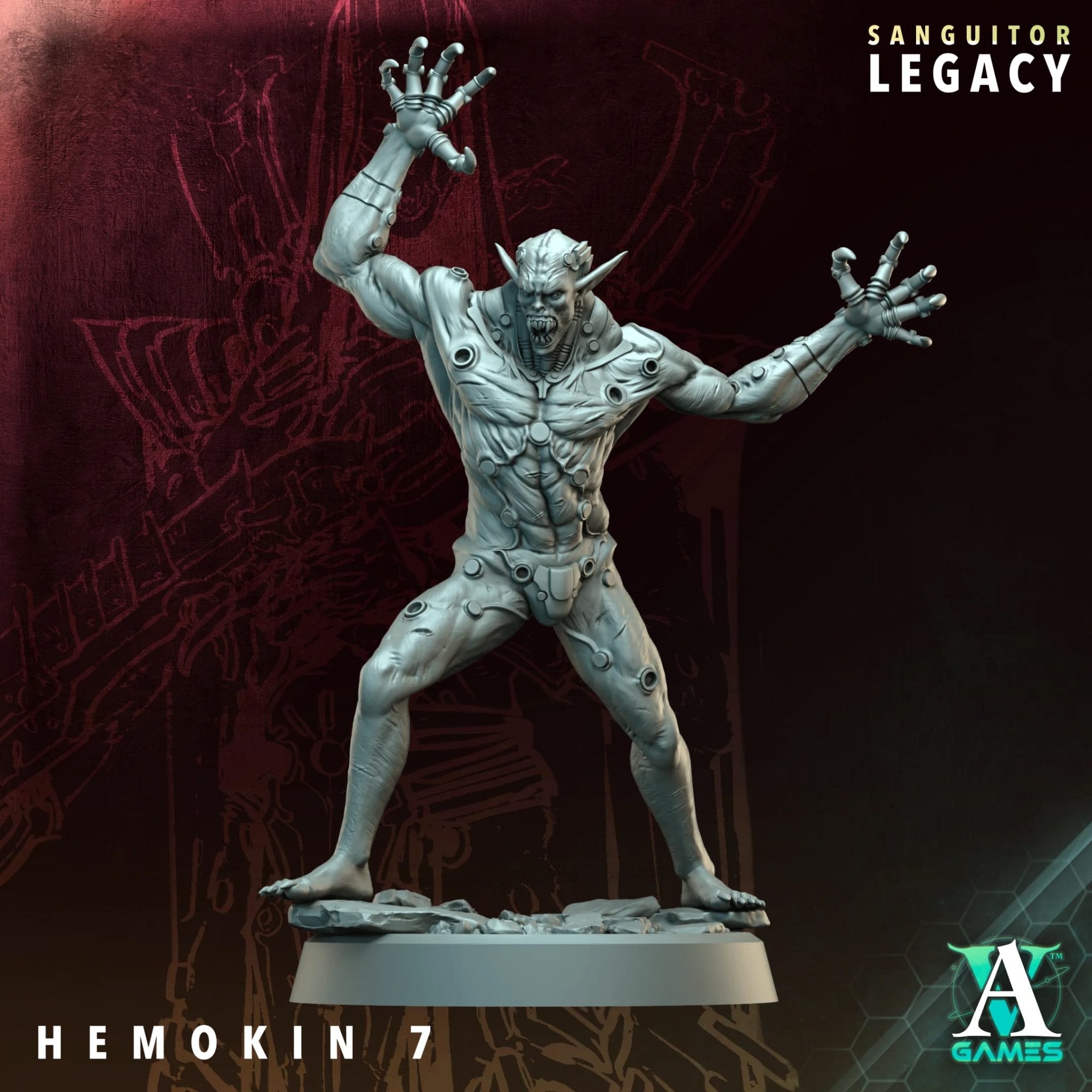 Sanguitor Bloodlords - Sanguitor Legacy STL Bundle - Archvillain Games