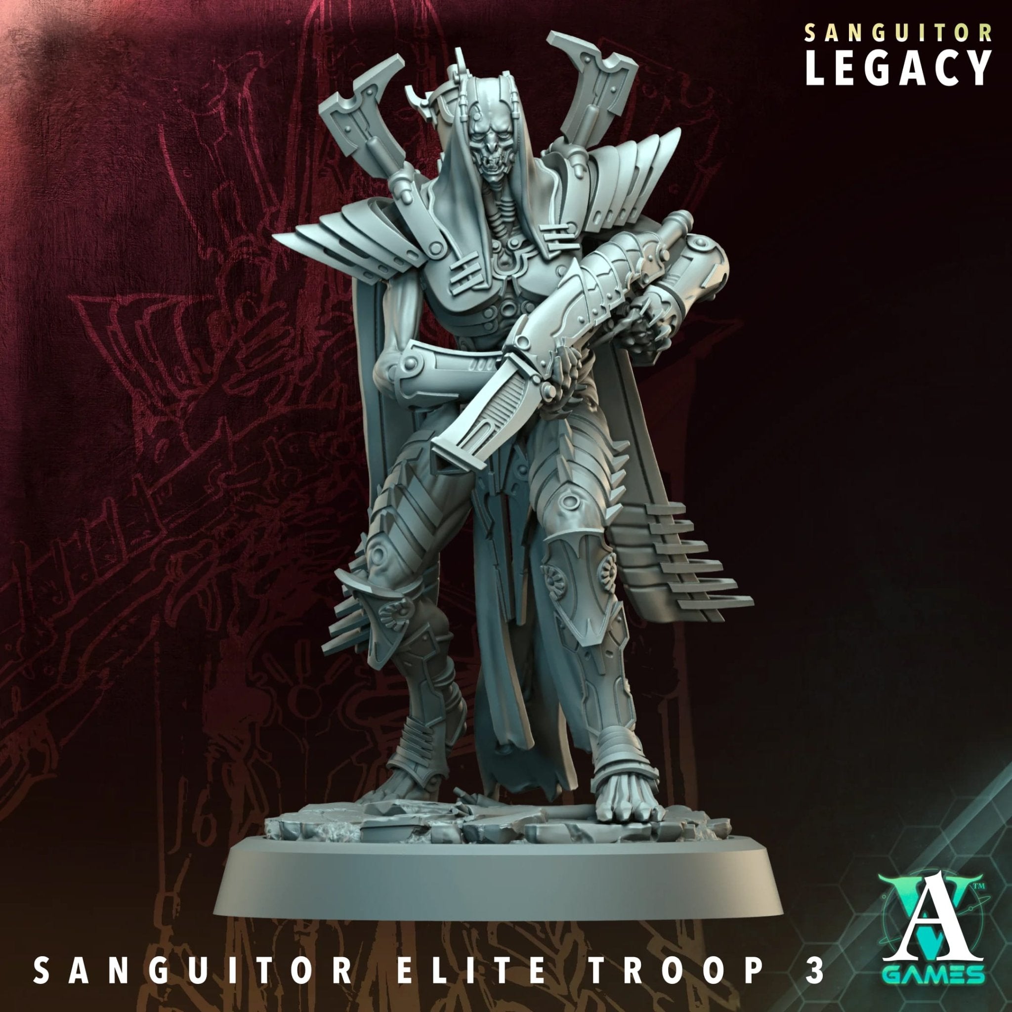 Sanguitor Bloodlords - Sanguitor Legacy STL Bundle - Archvillain Games