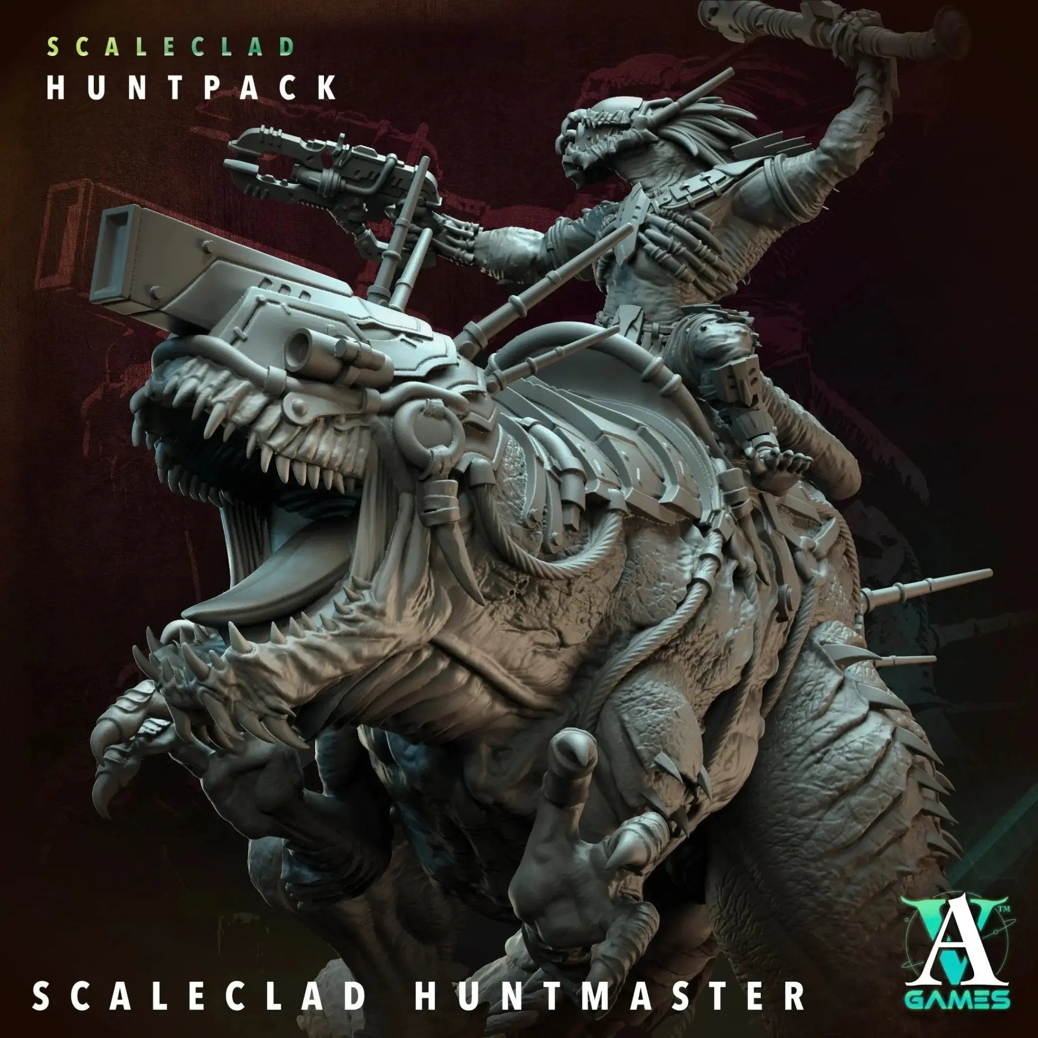 Saurian Huntlords - STL Bundle - Archvillain Games