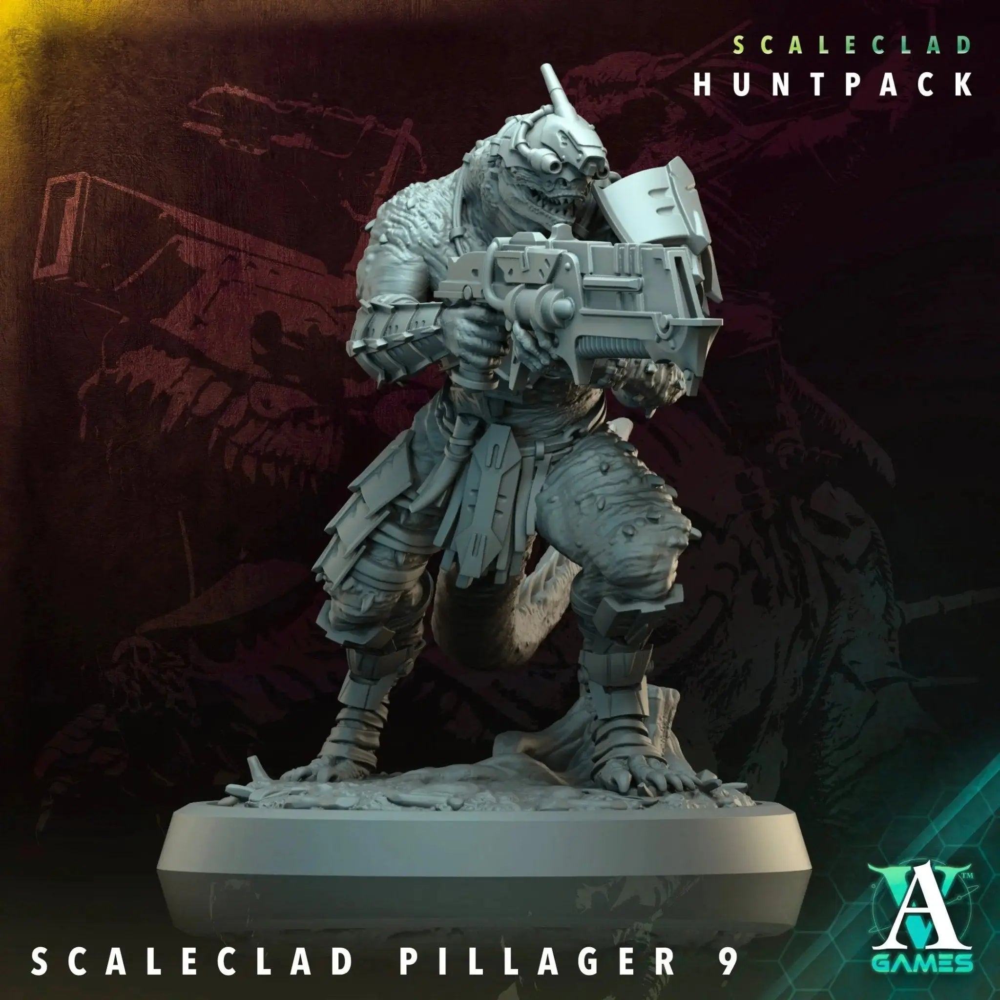 Saurian Huntlords - STL Bundle - Archvillain Games