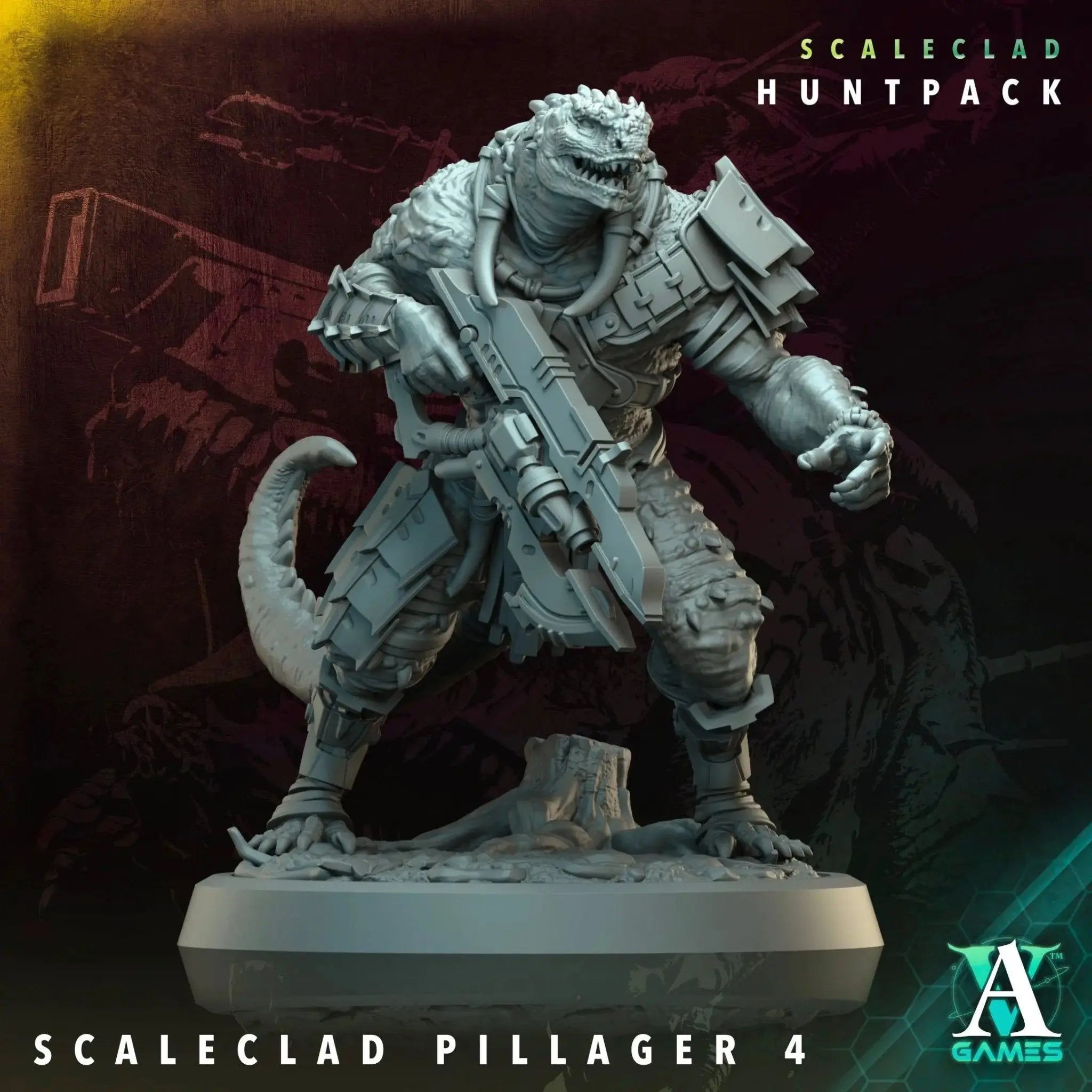 Saurian Huntlords - STL Bundle - Archvillain Games