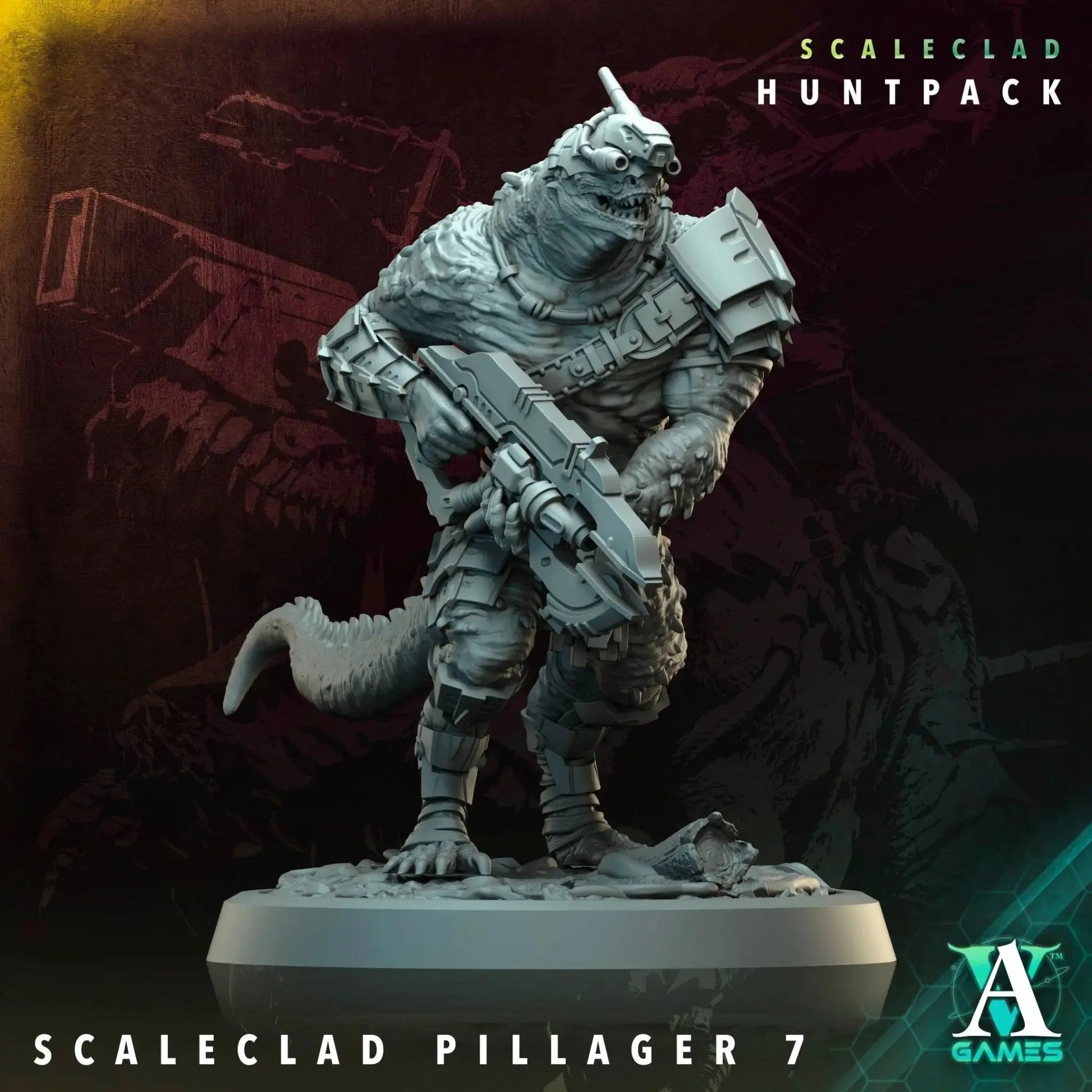Saurian Huntlords - STL Bundle - Archvillain Games