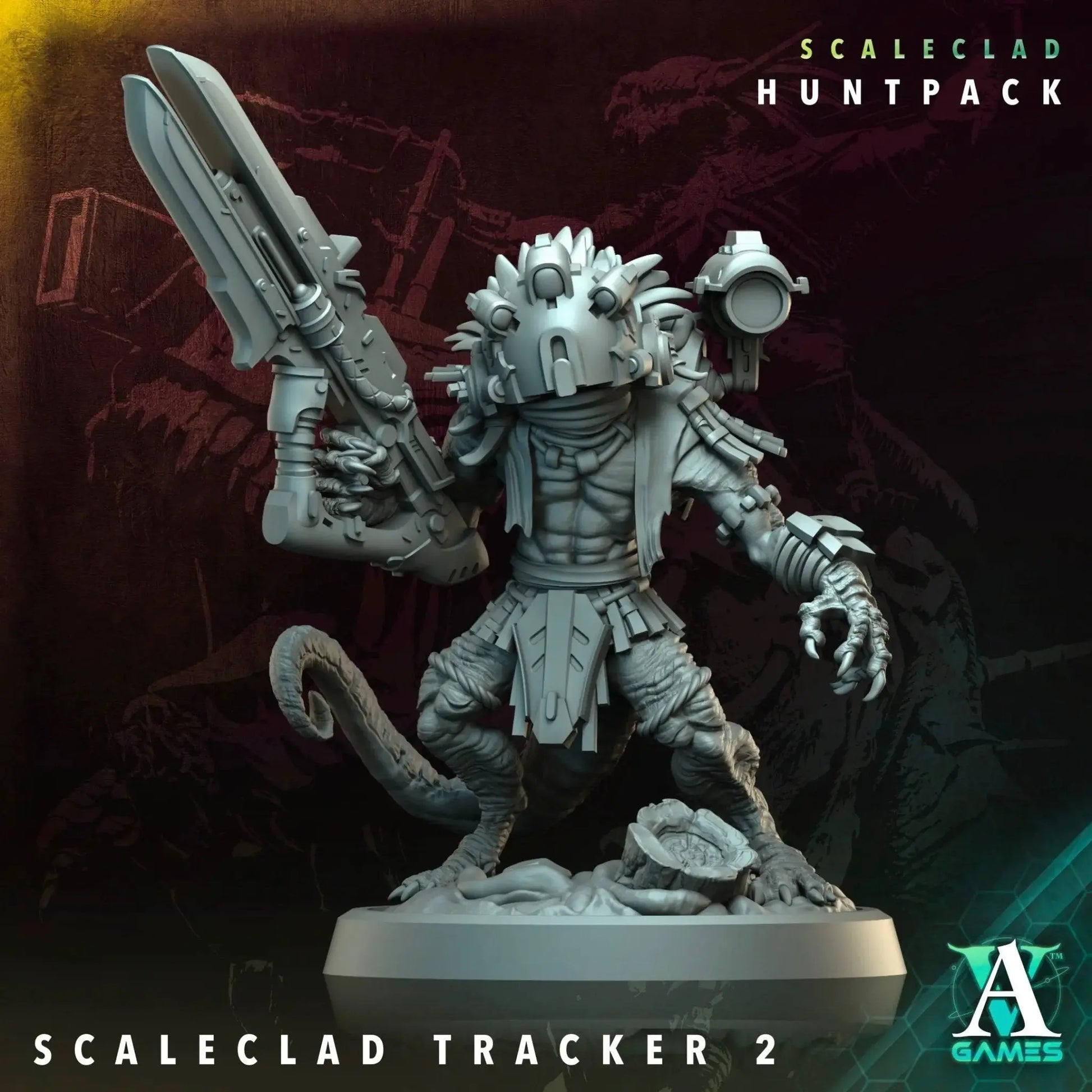 Saurian Huntlords - STL Bundle - Archvillain Games