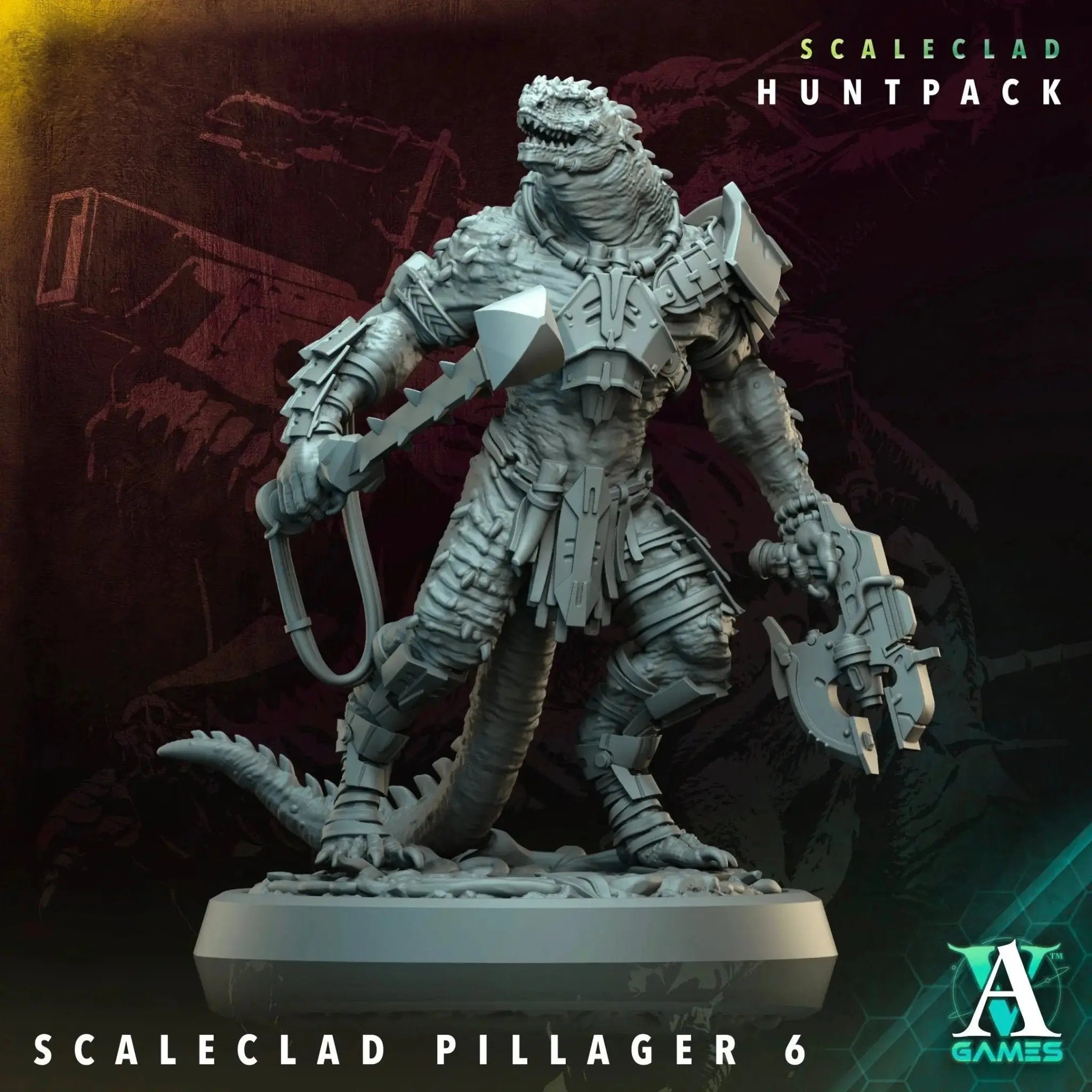 Saurian Huntlords - STL Bundle - Archvillain Games
