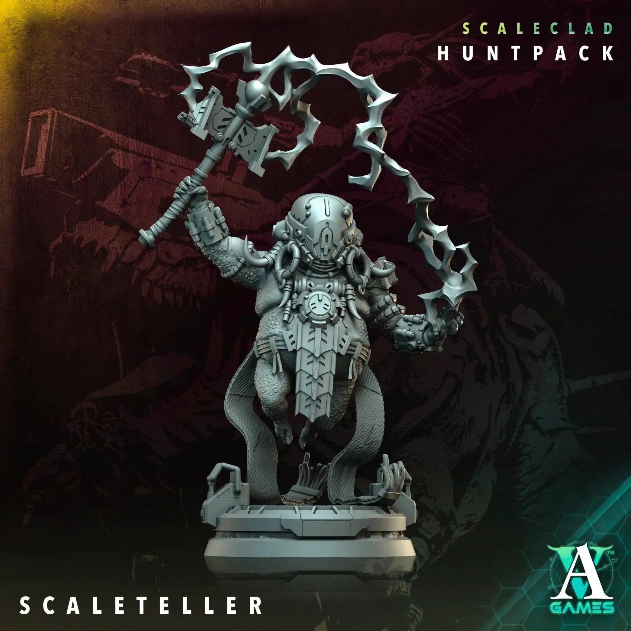 Saurian Huntlords - STL Bundle - Archvillain Games