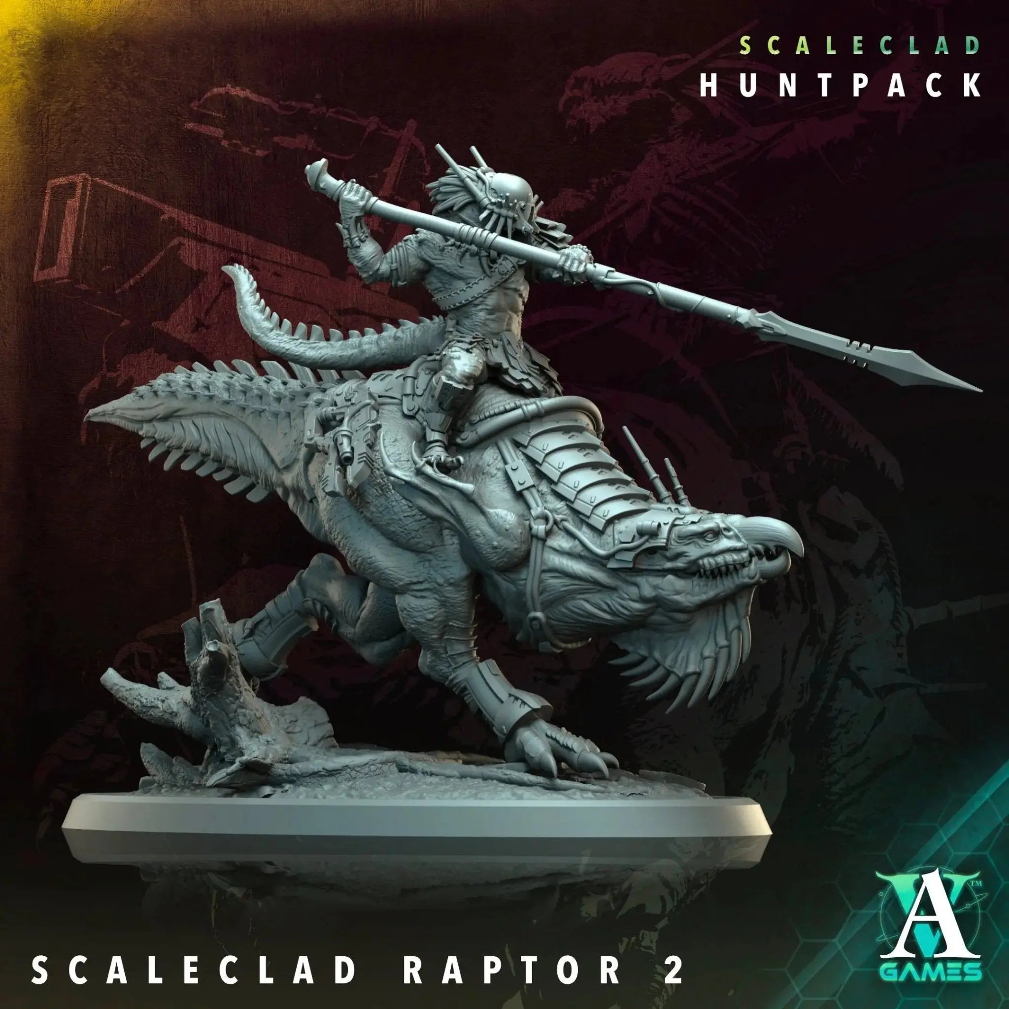 Saurian Huntlords - STL Bundle - Archvillain Games