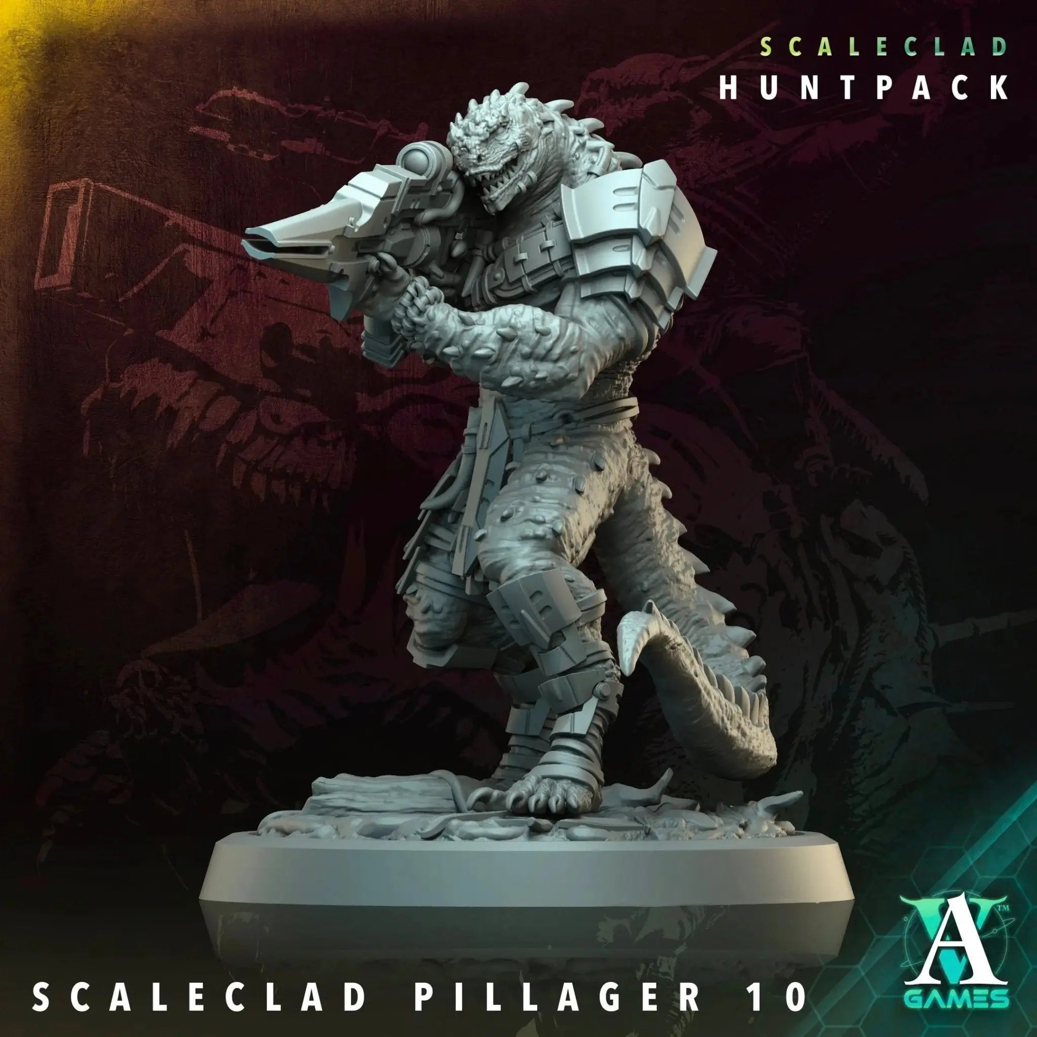 Saurian Huntlords - STL Bundle - Archvillain Games