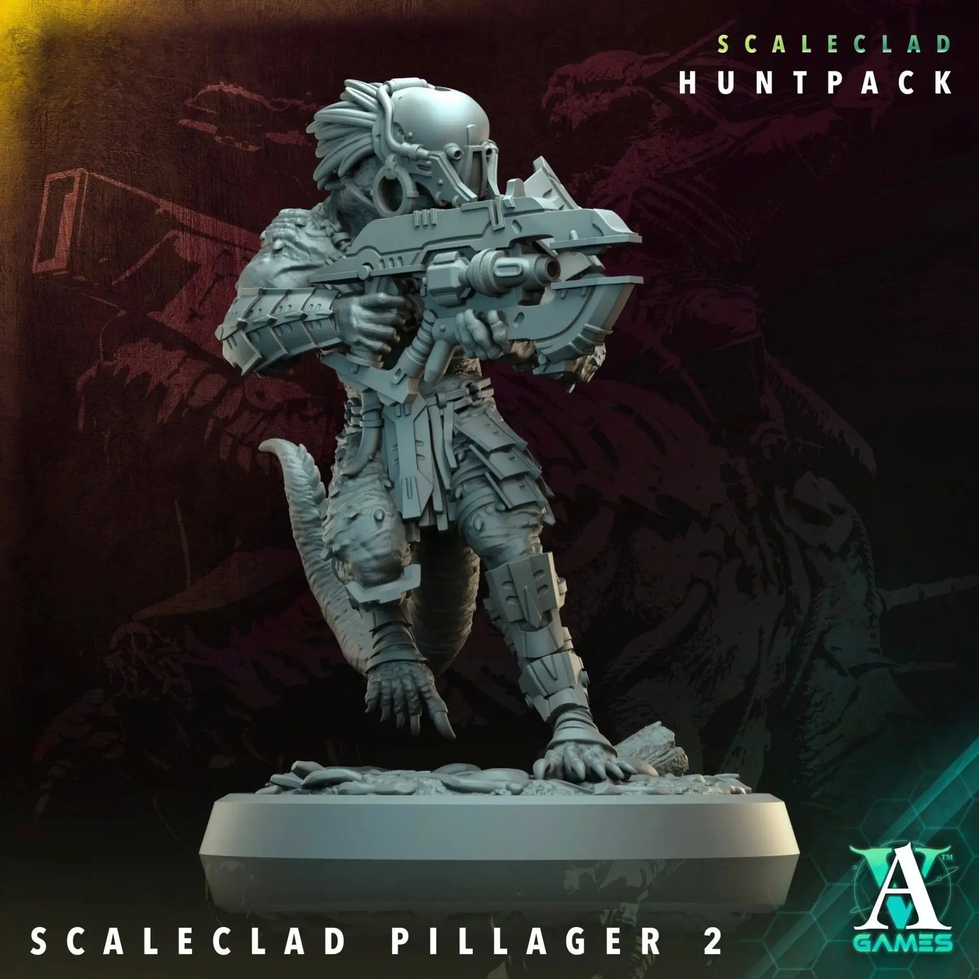 Saurian Huntlords - STL Bundle - Archvillain Games