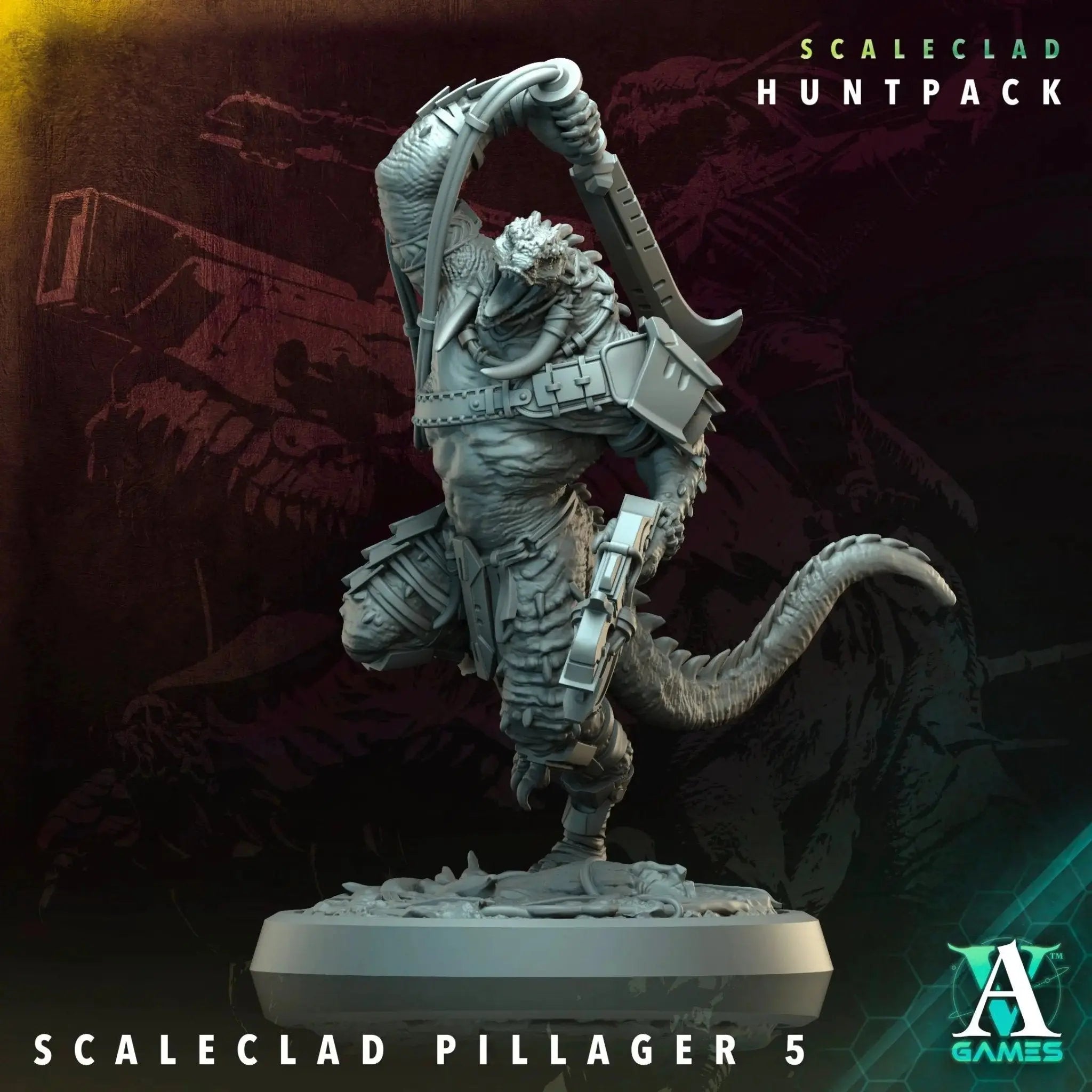 Saurian Huntlords - STL Bundle - Archvillain Games