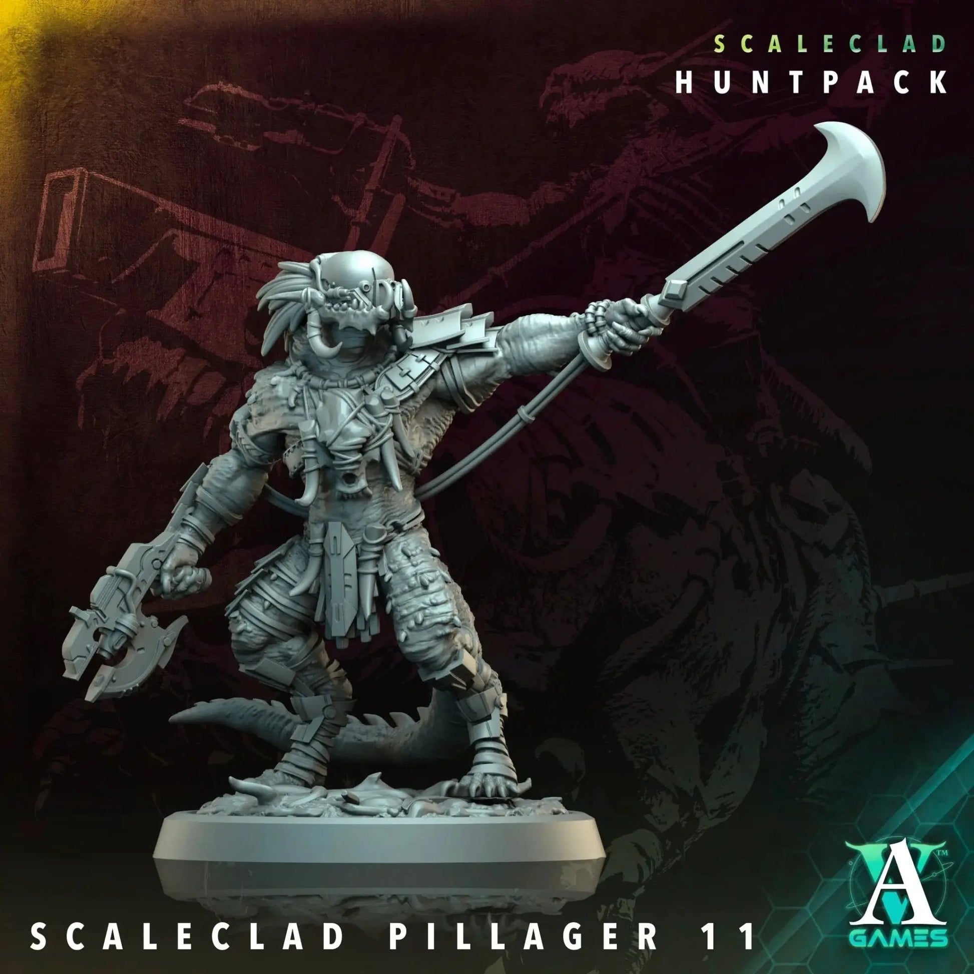 Saurian Huntlords - STL Bundle - Archvillain Games