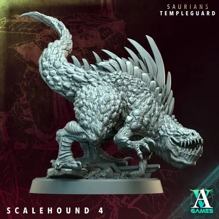 Saurian Huntlords - Templeguard - STL Bundle - Archvillain Games