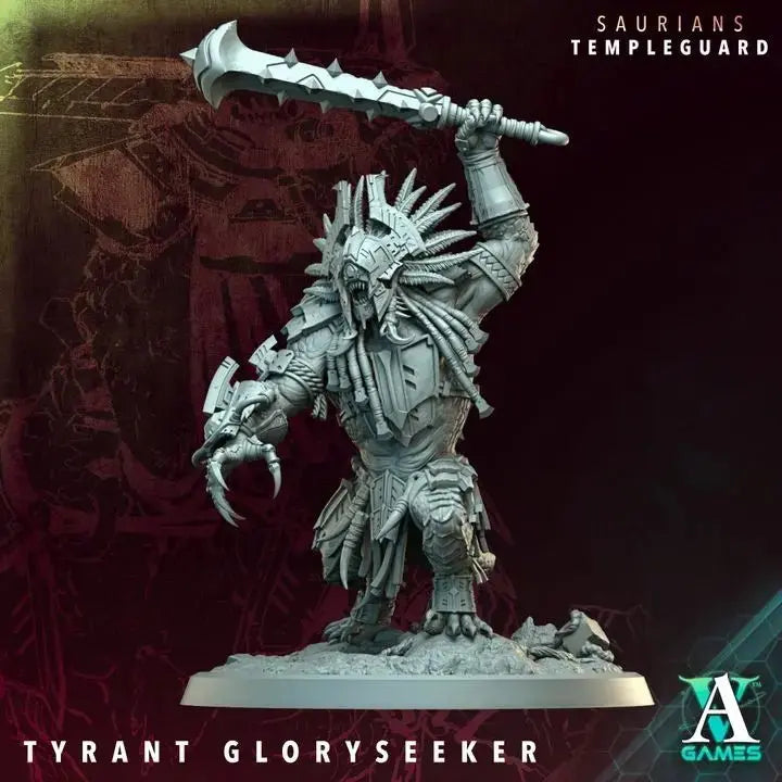 Saurian Huntlords - Templeguard - STL Bundle - Archvillain Games