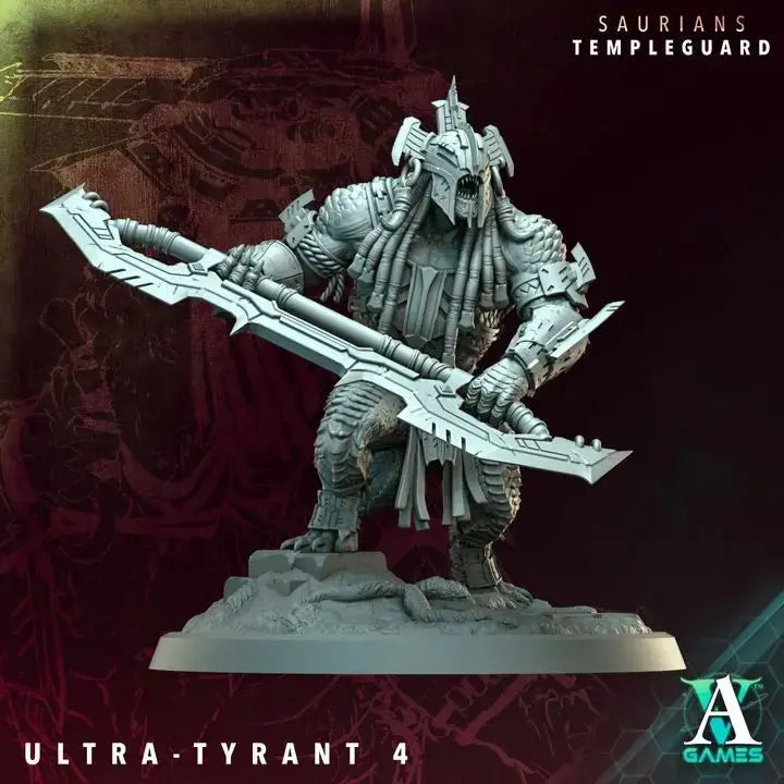 Saurian Huntlords - Templeguard - STL Bundle - Archvillain Games