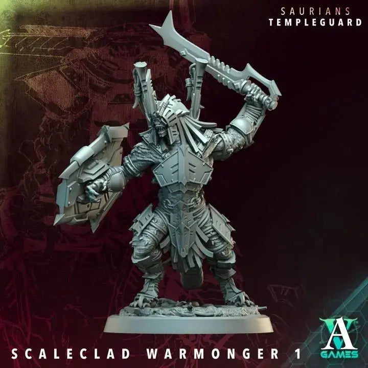 Saurian Huntlords - Templeguard - STL Bundle - Archvillain Games