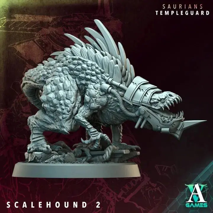 Saurian Huntlords - Templeguard - STL Bundle - Archvillain Games