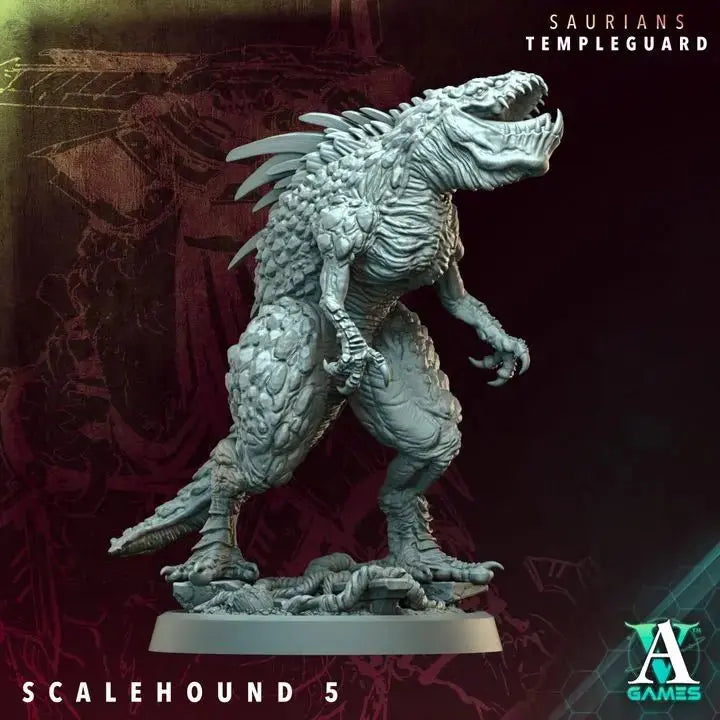 Saurian Huntlords - Templeguard - STL Bundle - Archvillain Games