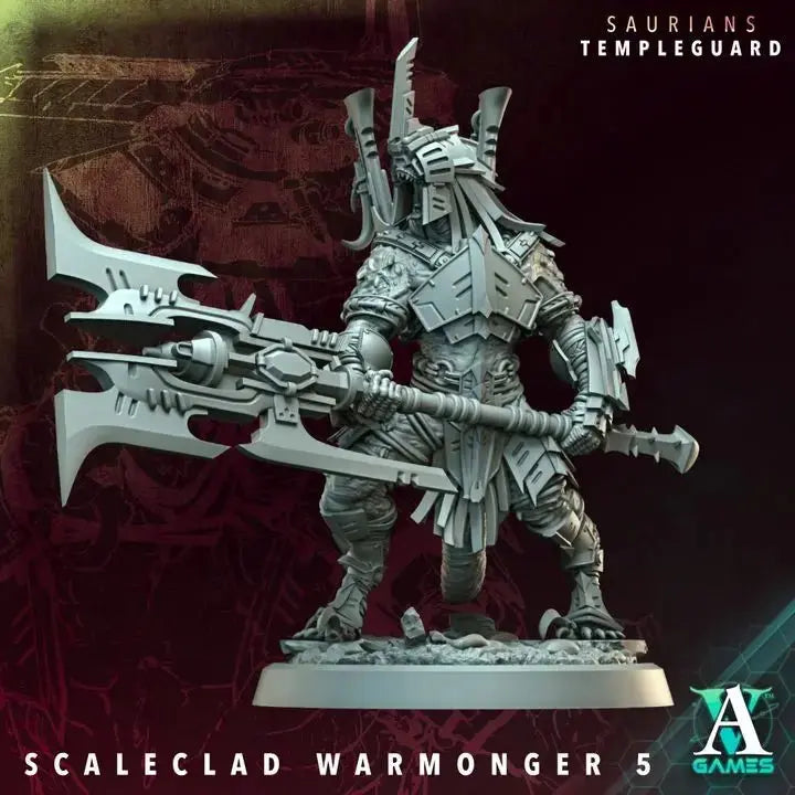 Saurian Huntlords - Templeguard - STL Bundle - Archvillain Games