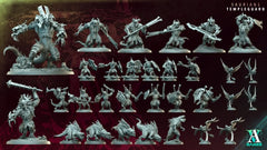 Saurian Huntlords - Templeguard - STL Bundle - Archvillain Games